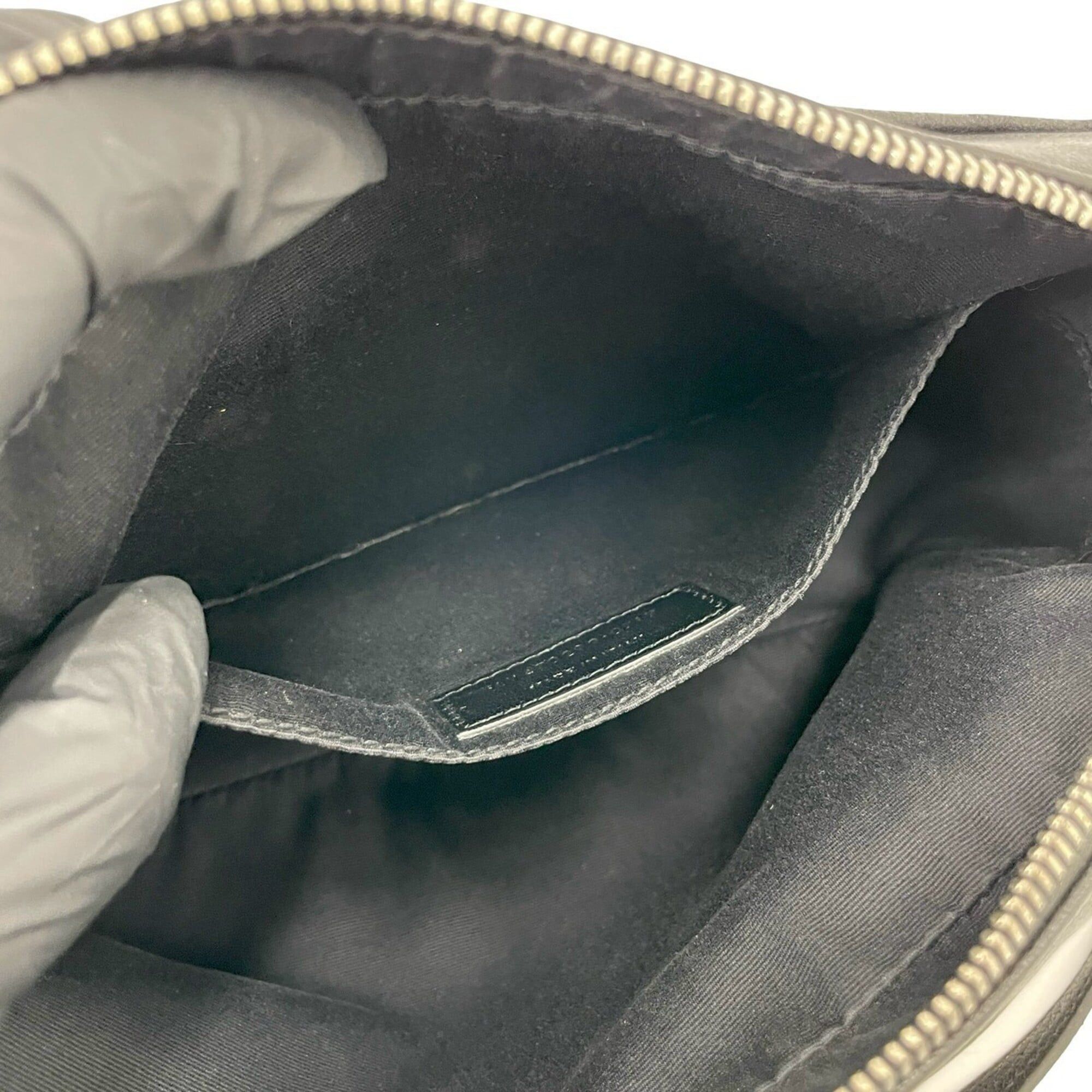 Saint Laurent Paris SAINT LAURENT Lou Camera Bag Small YSL Logo Embossed Leather Shoulder Pouch Black 172-6 Size ONE SIZE - 10 Thumbnail