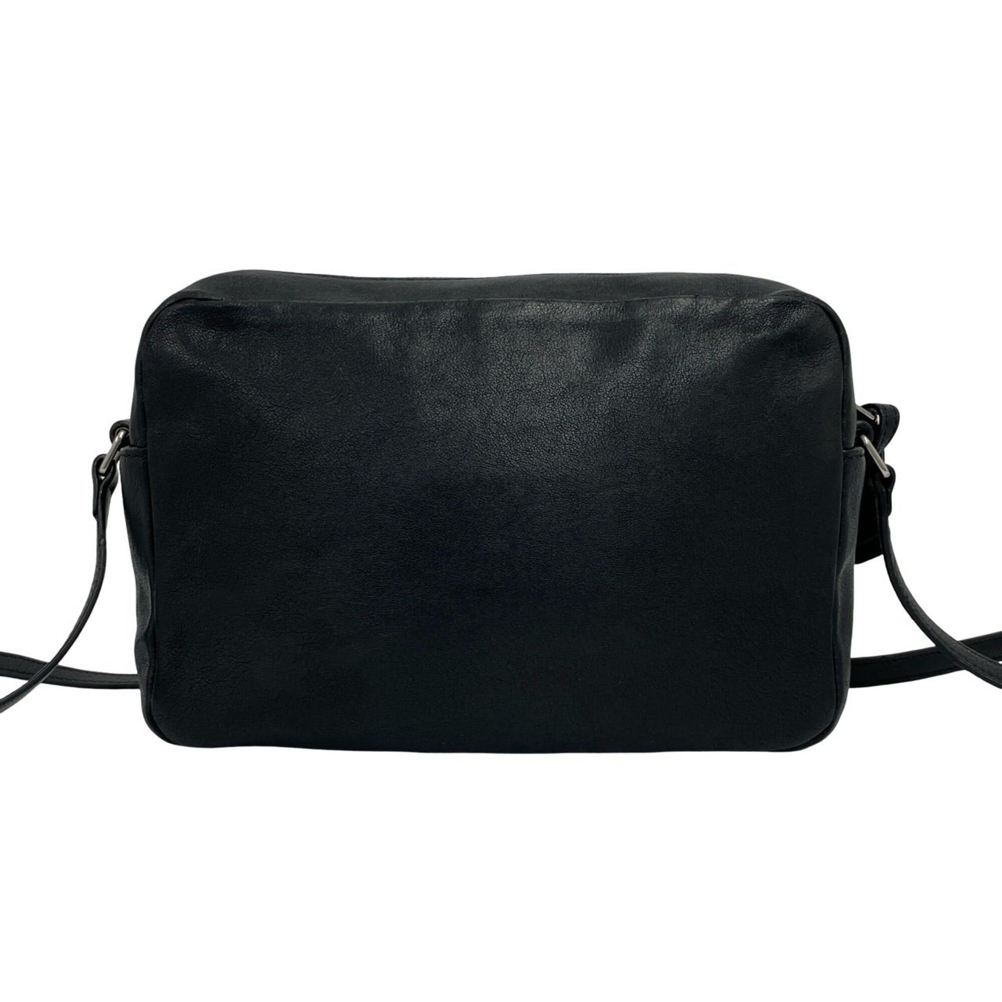 Saint Laurent Paris SAINT LAURENT Lou Camera Bag Small YSL Logo Embossed Leather Shoulder Pouch Black 172-6 Size ONE SIZE - 3 Thumbnail