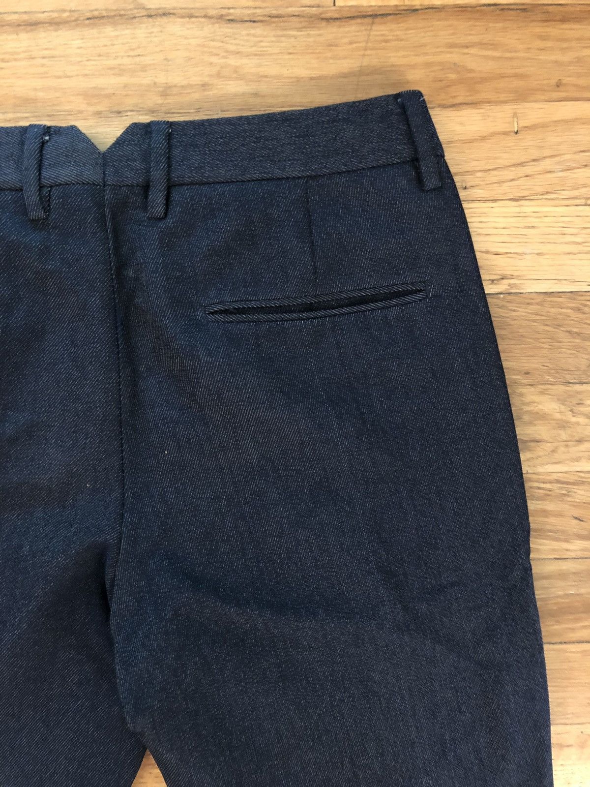 Acne Studios Stan T NY TW Denim Blue Narrow Cotton Trousers Size US 30 / EU 46 - 6 Thumbnail