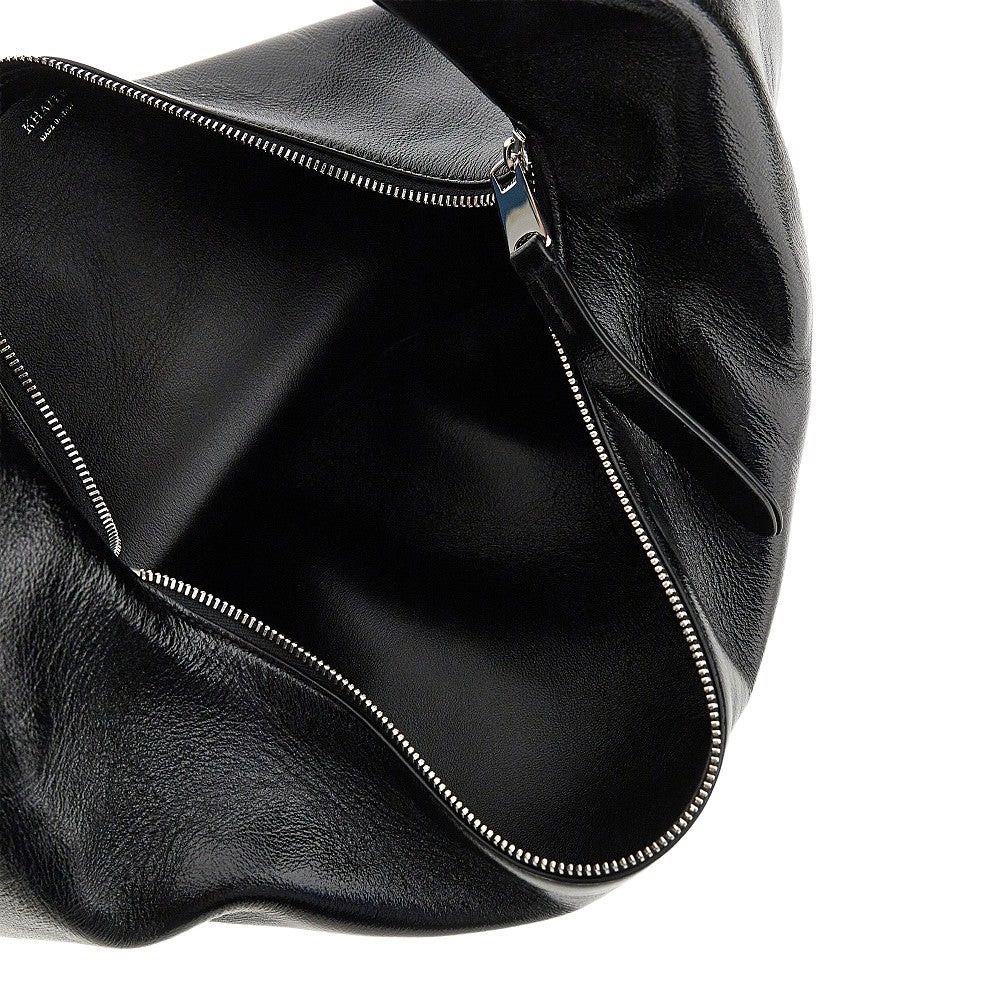 KHAITE Khaite Medium Olivia Leather Hobo Bag Black UNI Women - USA Tariffs Included Size ONE SIZE - 3 Thumbnail