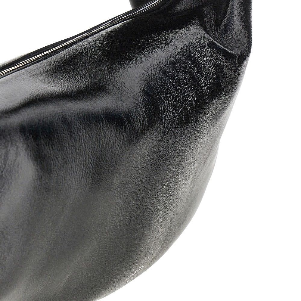 KHAITE Khaite Medium Olivia Leather Hobo Bag Black UNI Women - USA Tariffs Included Size ONE SIZE - 4 Thumbnail