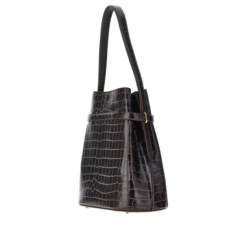 Toteme Toteme Croco-embossed Leather Bucket Bag Brown UNI Women - USA Tariffs Included Size ONE SIZE - 2 Thumbnail