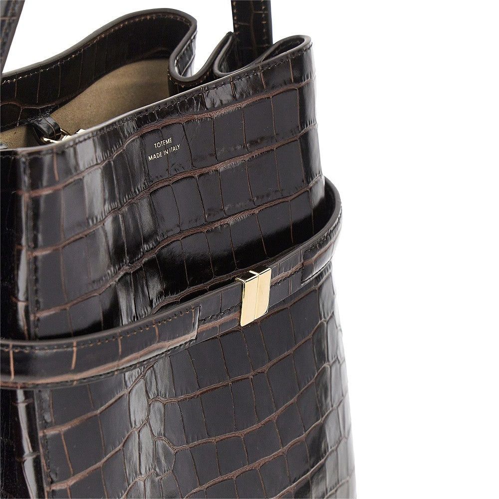 Toteme Toteme Croco-embossed Leather Bucket Bag Brown UNI Women - USA Tariffs Included Size ONE SIZE - 4 Thumbnail