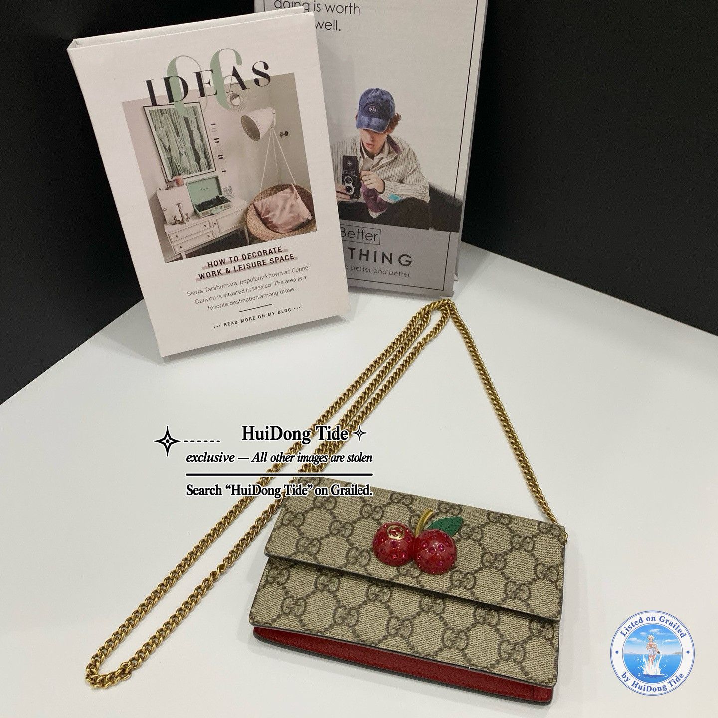 Gucci Gucci GG Supreme Cherry Shoulder Bag Size ONE SIZE - 9 Thumbnail