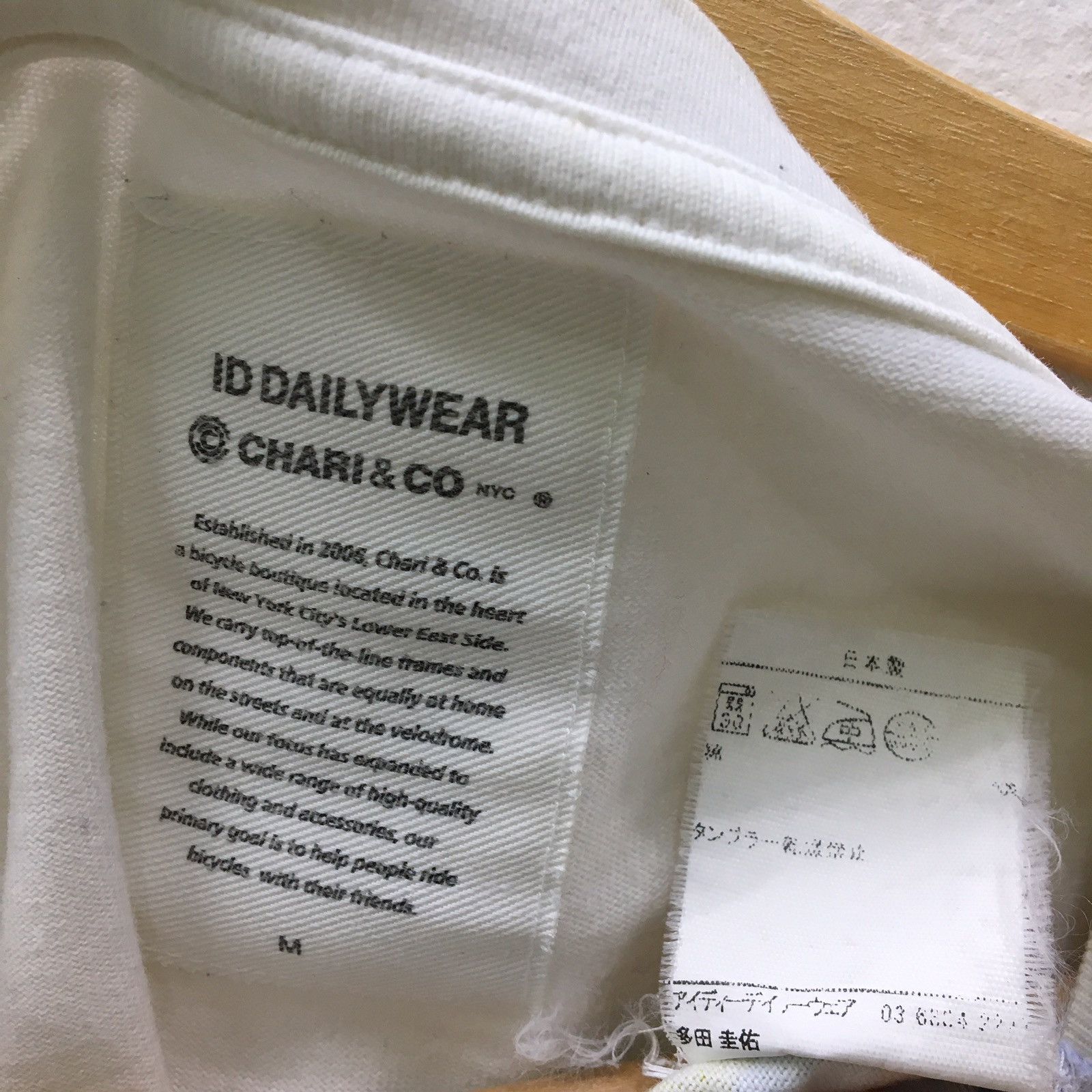 Japanese Brand RARE Id Dailywear Chari & Co Nyc Japanese Brand T-shirt Size US M / EU 48-50 / 2 - 4 Thumbnail