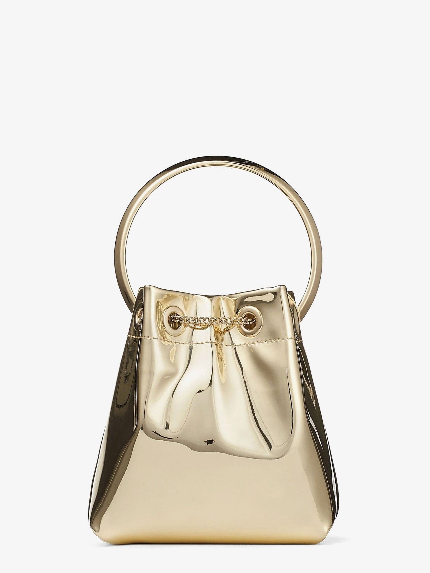 Jimmy Choo Bon Bon Metallic Leather Bucket Bag Size ONE SIZE - 2 Thumbnail