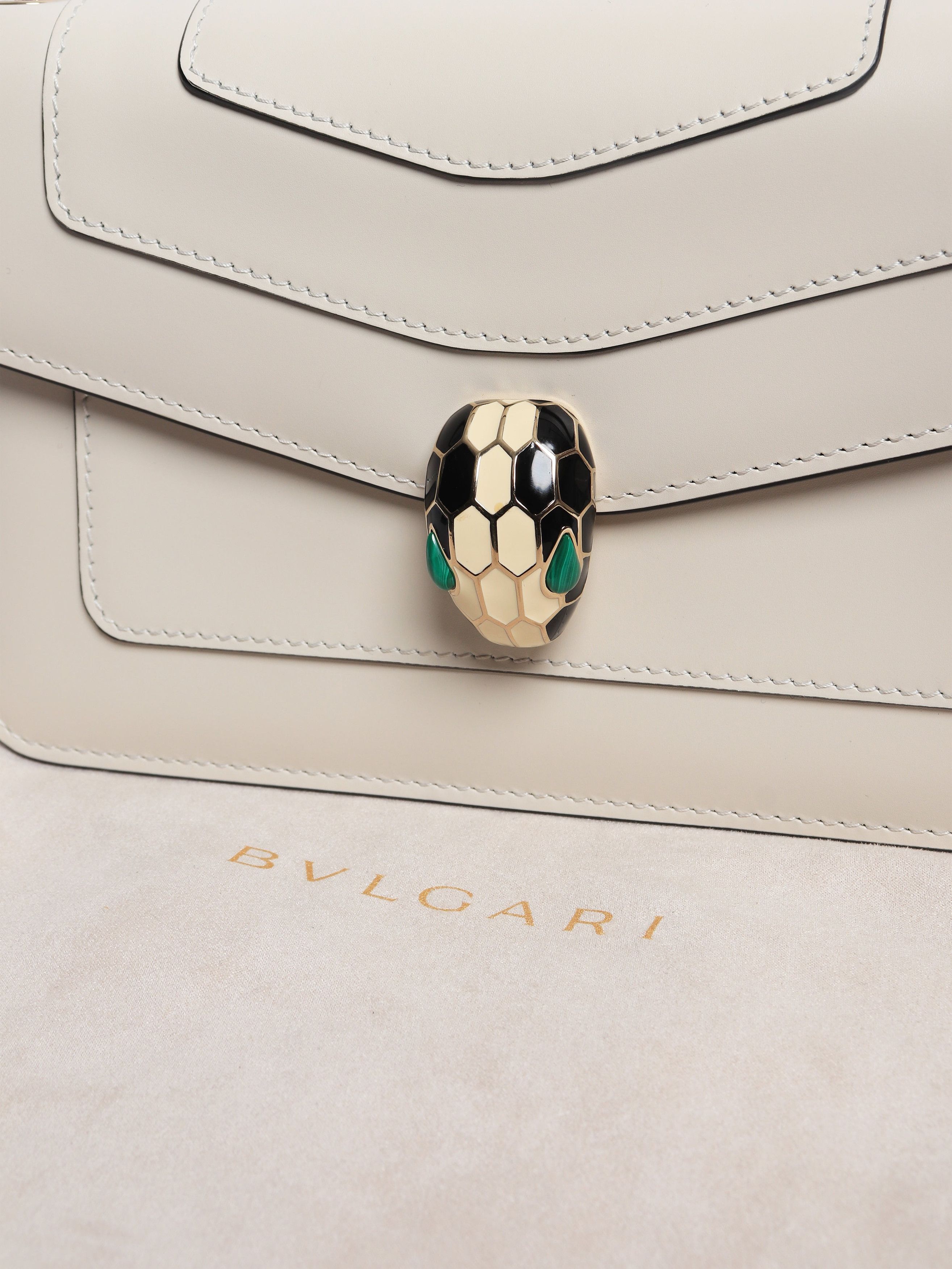Bvlgari Ivory Serpenti Forever crossbody bag Size ONE SIZE - 10 Thumbnail