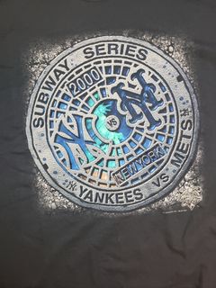 Vintage MLB Subway Series Mets Yankees 2000 T Shirt Showdown Jeter Piazza  Size X
