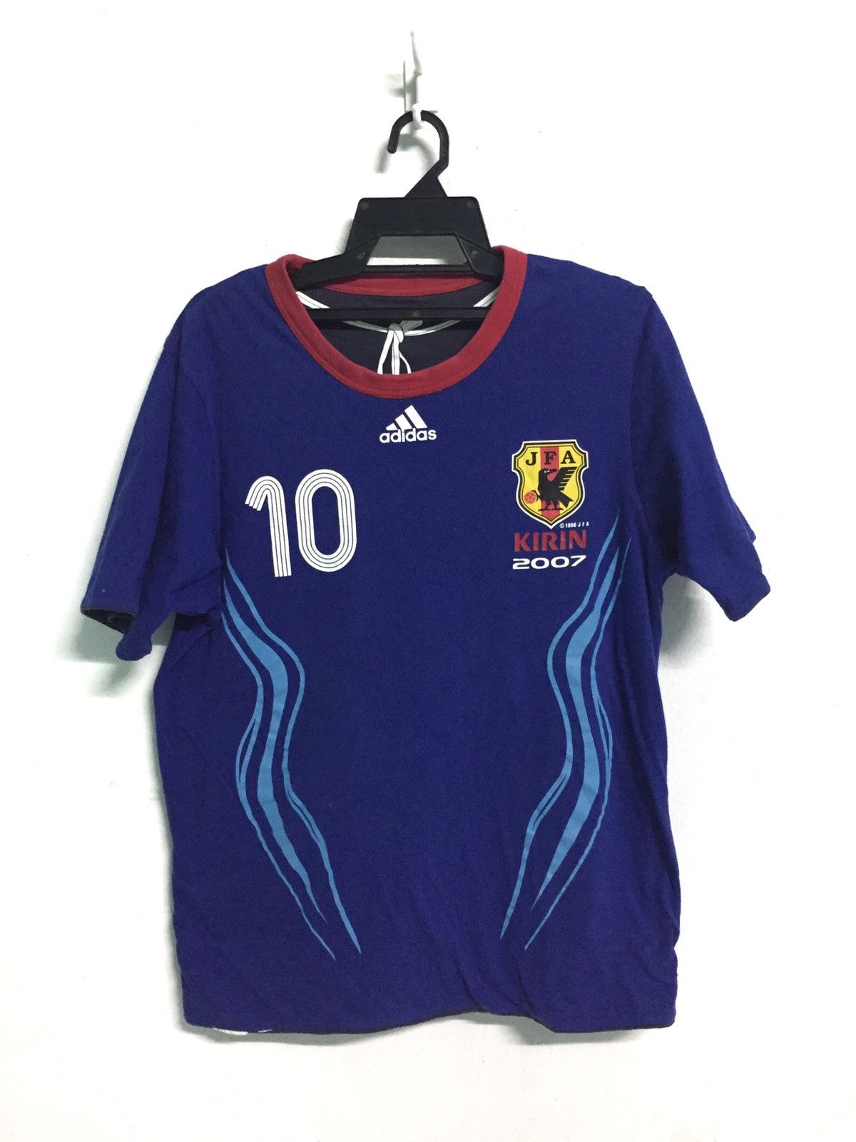 【公式戦使用】adidas Kirin Challenge Cup 2007 JFA No.10 Adidas Reversible Tee 2 in 1 (KIRIN 2007)🔥🔥