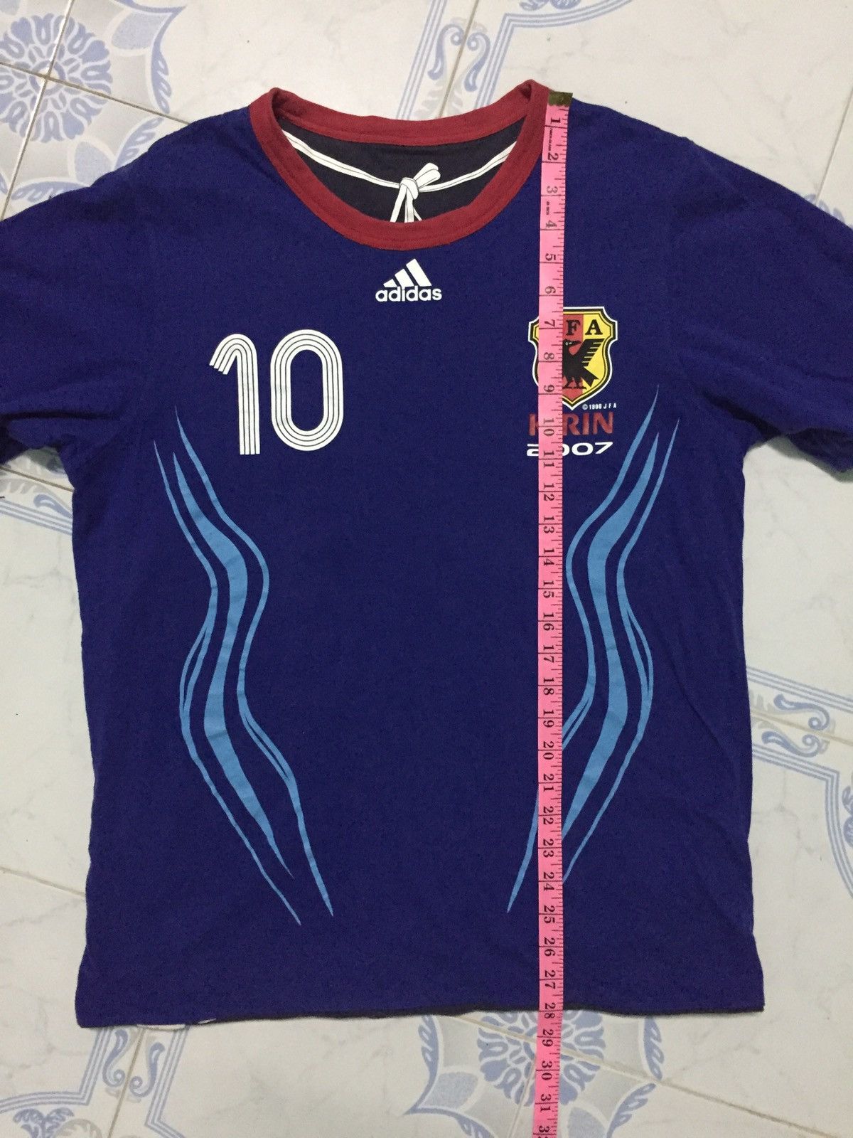 【公式戦使用】adidas Kirin Challenge Cup 2007 adidas Adidas JFA Kirin 2007 Japan Tees #1857-73 | 2ndstreet