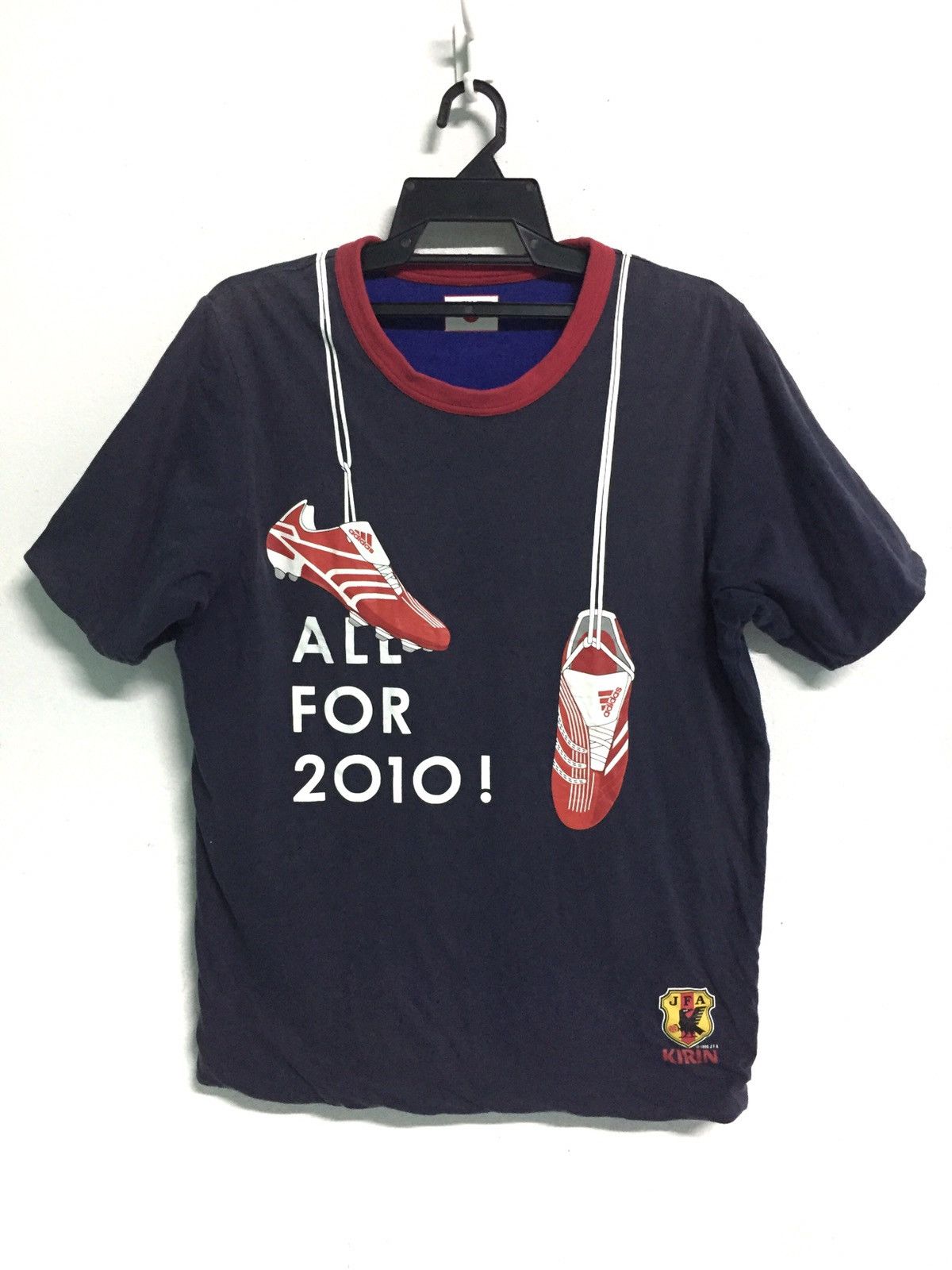 【公式戦使用】adidas Kirin Challenge Cup 2007 JFA No.10 Adidas Reversible Tee 2 in 1 (KIRIN 2007)🔥🔥