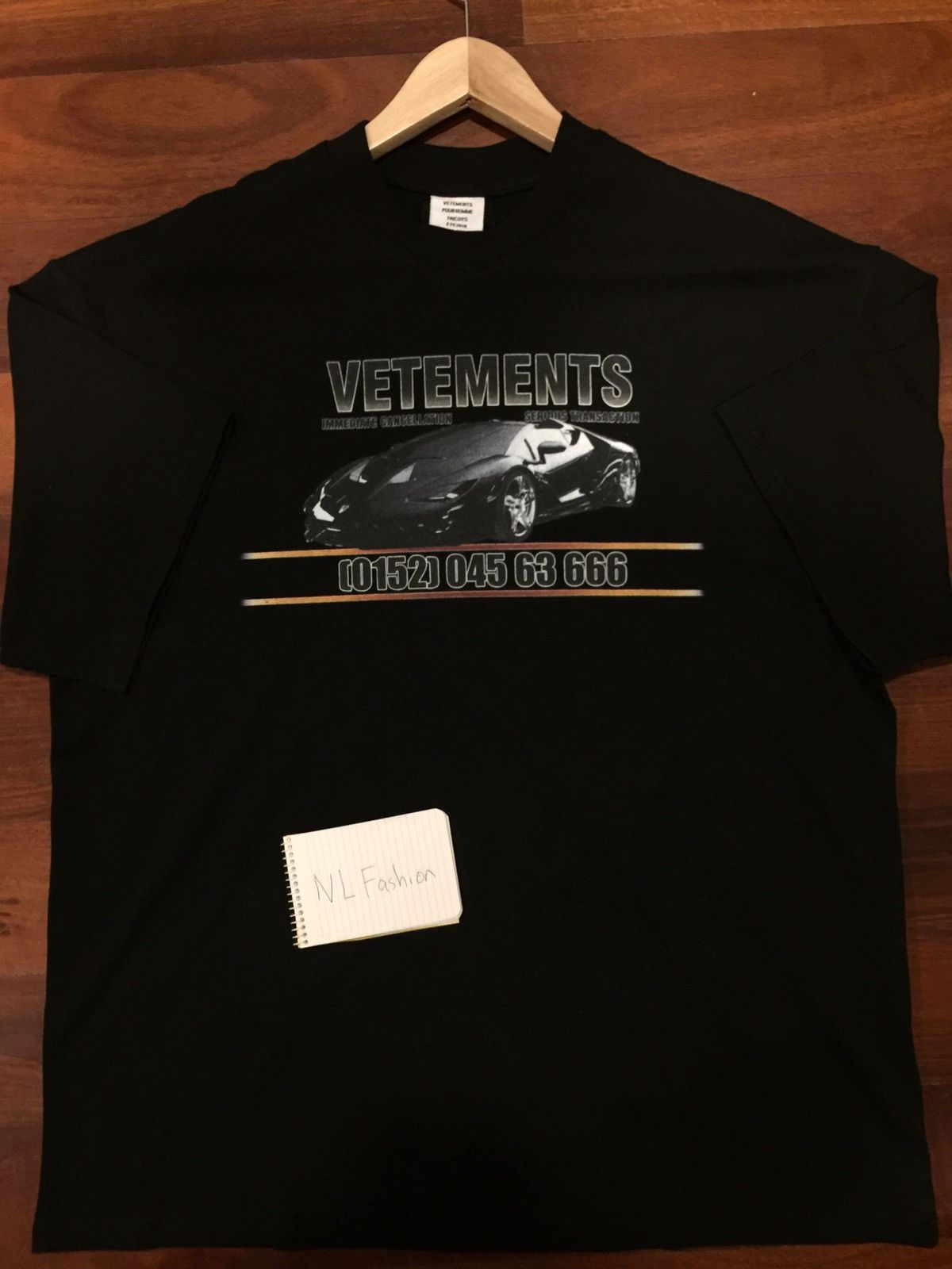 Vetements Vetements Lamborghini T Shirt | Grailed