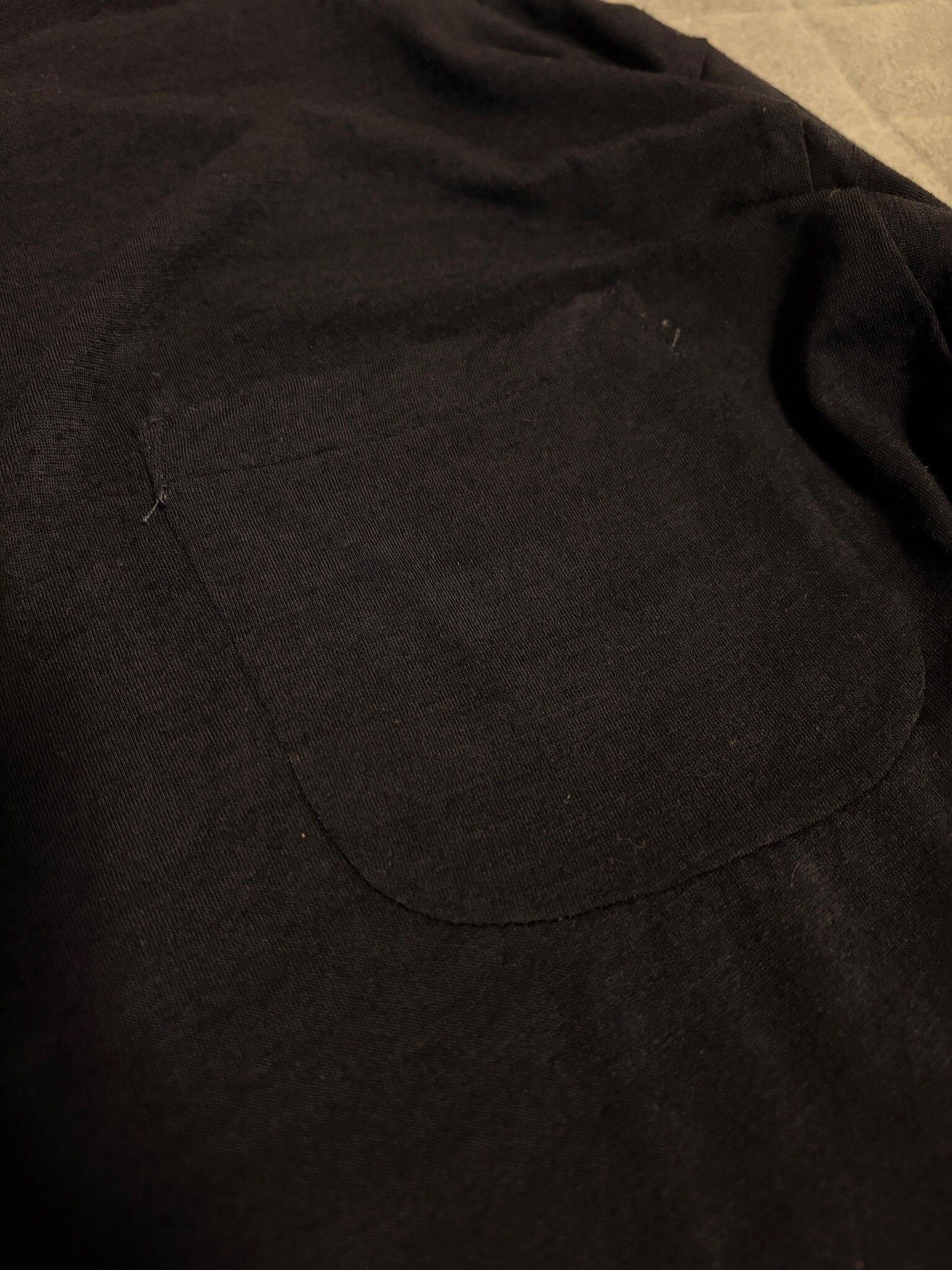 Comoli COMOLI AW15 Jersey Wool Long-Sleeve T-Shirt Black Size M Size US M / EU 48-50 / 2 - 4 Thumbnail