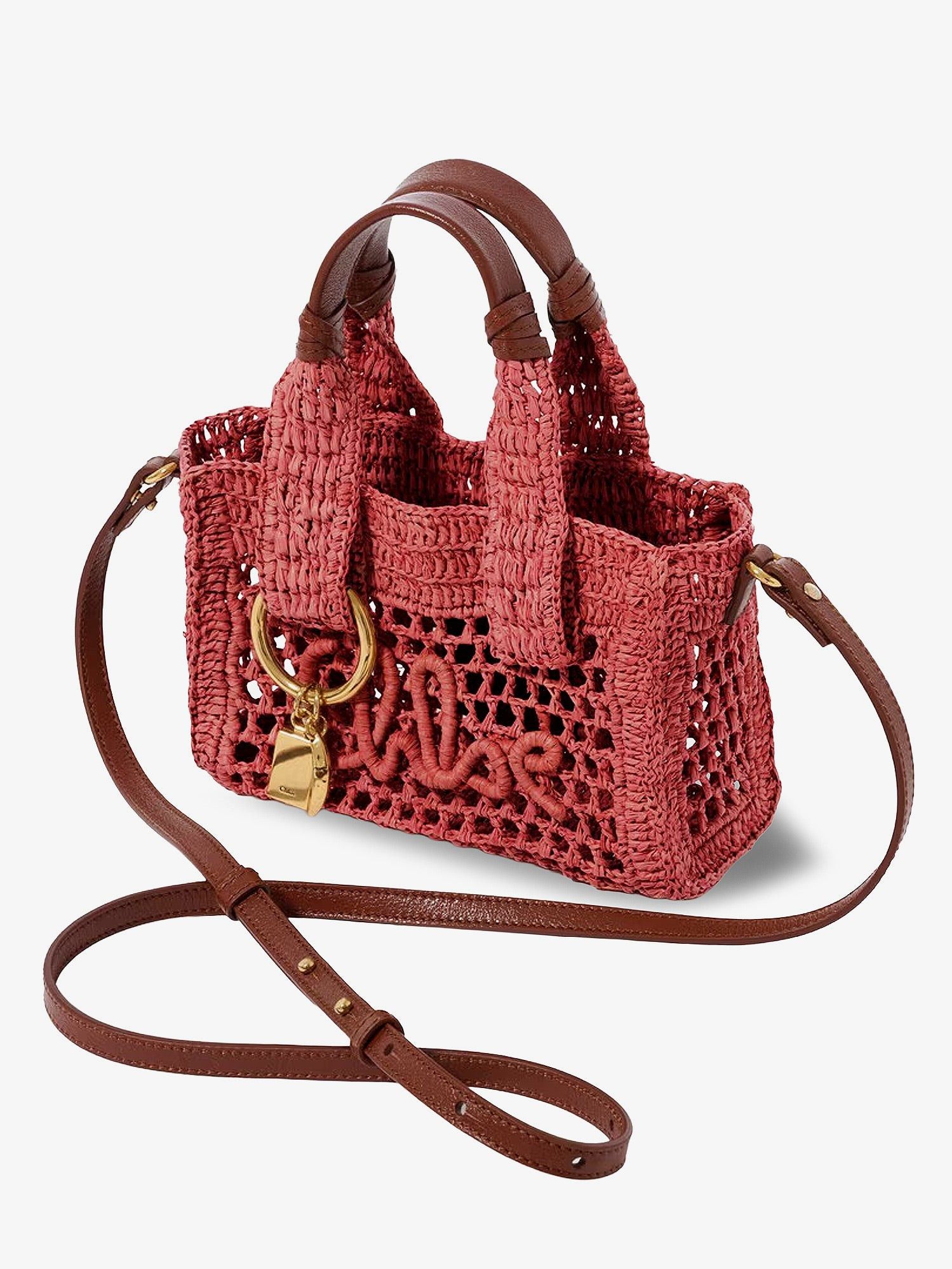 Chloe Summer Banana Raffia Crossbody Bag Size ONE SIZE - 3 Thumbnail