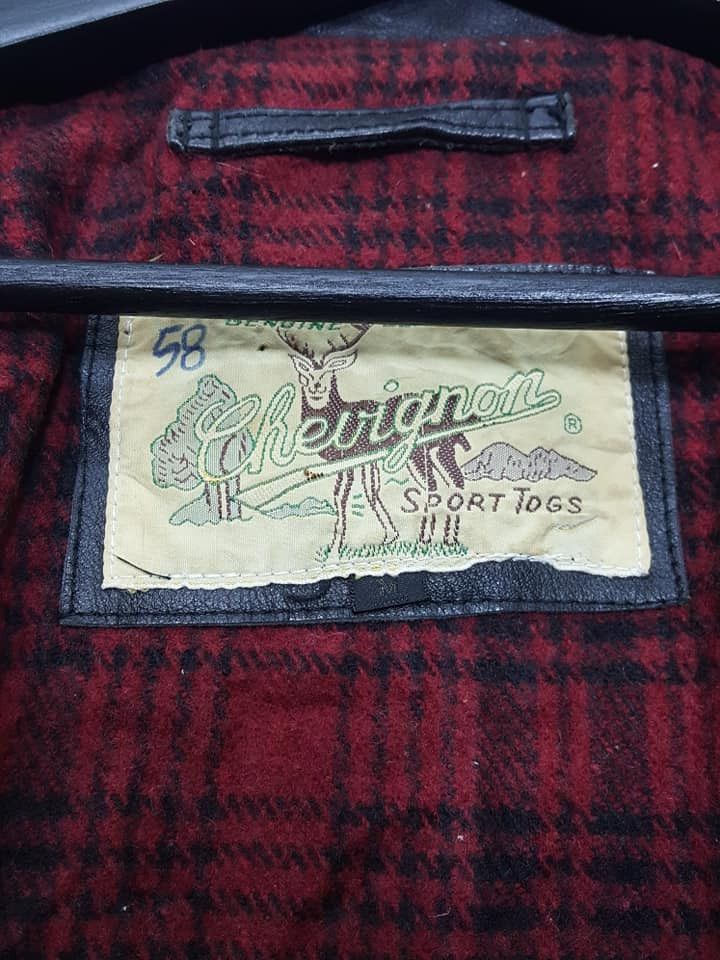 Chevignon Chevignon Leather Plaid Tartan lined Jacket Size US M / EU 48-50 / 2 - 12 Thumbnail