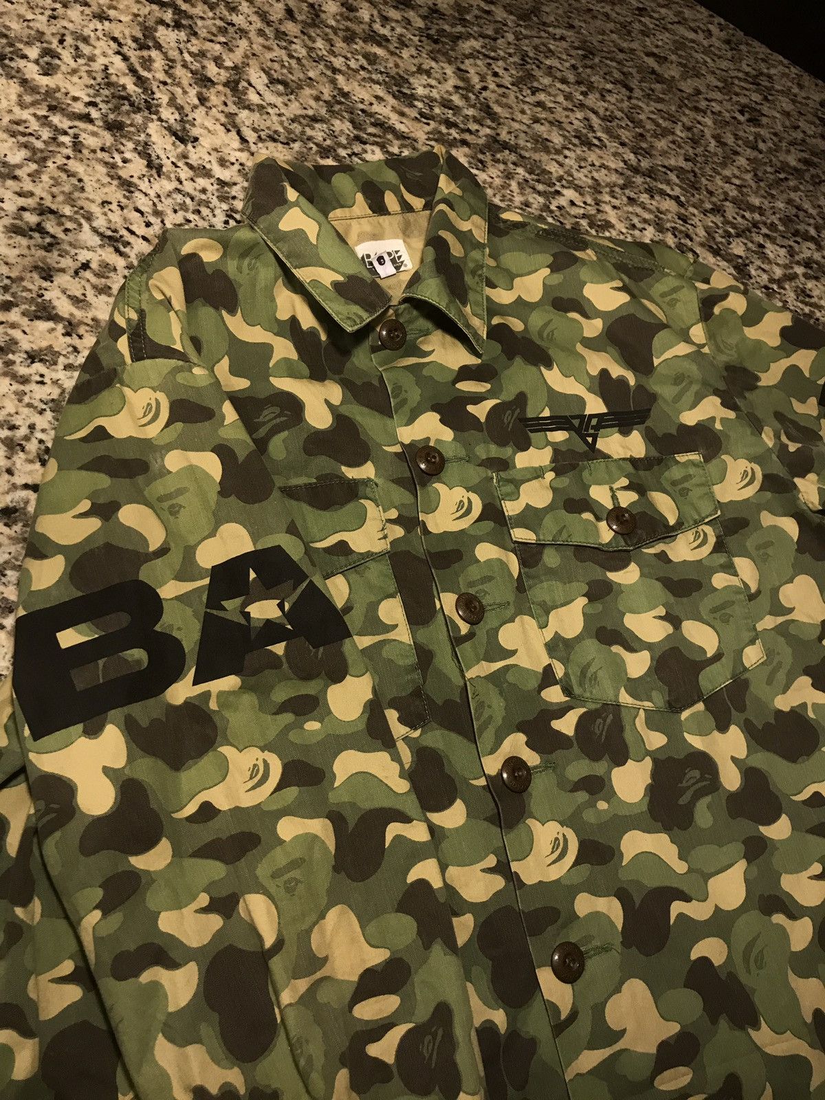 Bape Bape Camo Button Up Shirt Size US M / EU 48-50 / 2 - 2 Thumbnail