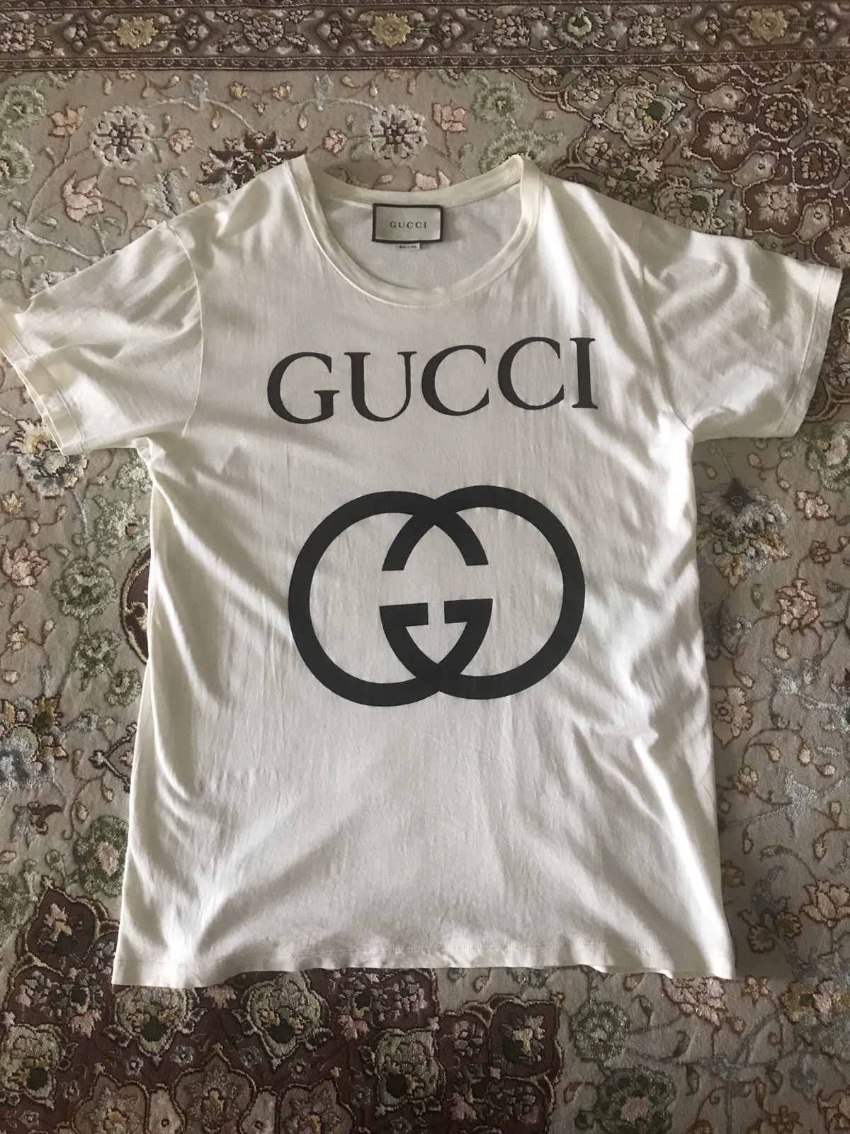 Gucci Oversize Gucci T-shirt with interlocking G Size US S / EU 44-46 / 1 - 1 Preview
