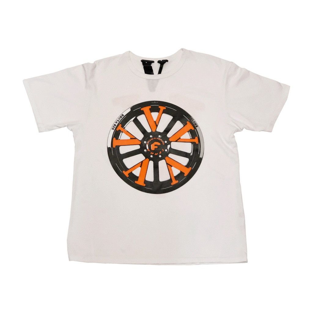 Vlone VLONE FORGIATO RIMS TEE WHITE LA POP UP EXCLUSIVE | Grailed