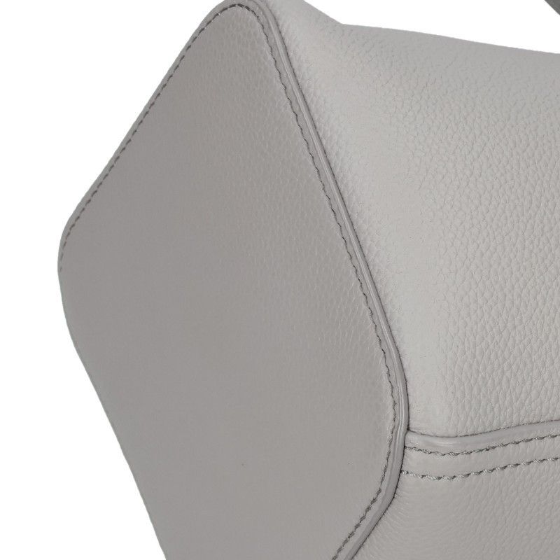 Loewe LOEWE Pebble Bucket 2-Way Leather Bag Gray Size ONE SIZE - 4 Thumbnail