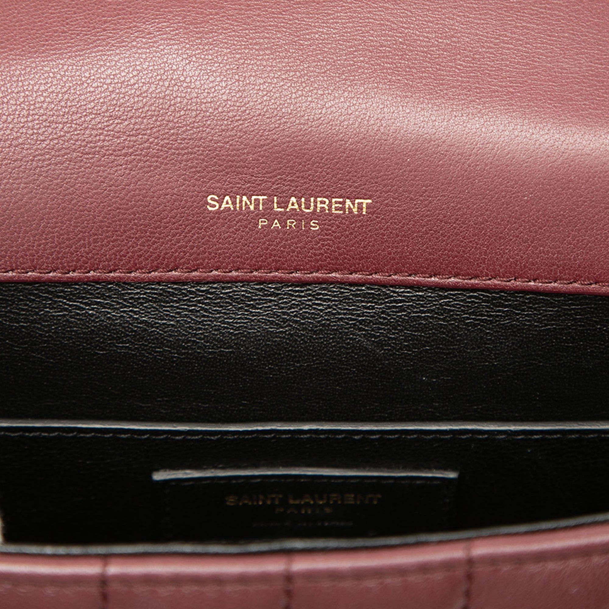 Saint Laurent Paris Lambskin Monogram Vicky Chain Bag Size ONE SIZE - 5 Thumbnail