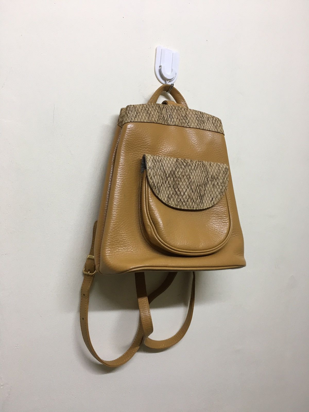 Japanese Brand Madras backpack PATINA LEATHER Size ONE SIZE - 3 Thumbnail