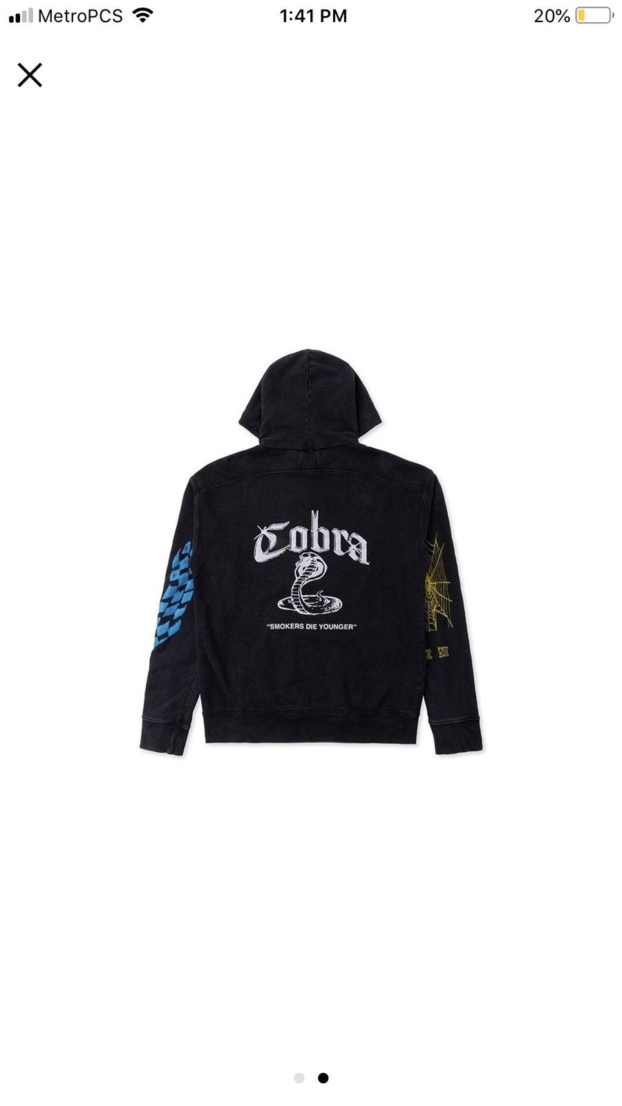 Rhude cobra hoodie sale