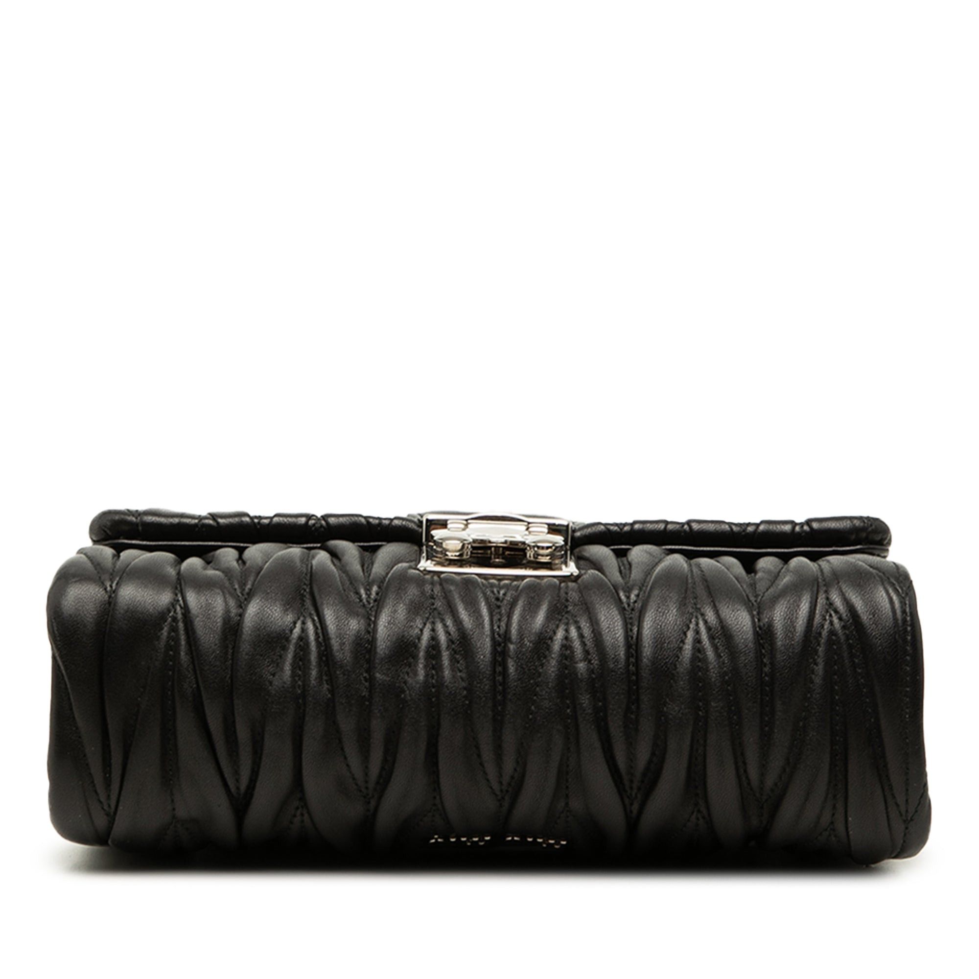 Miu Miu Matelasse Nappa Push Lock Flap Size ONE SIZE - 3 Thumbnail