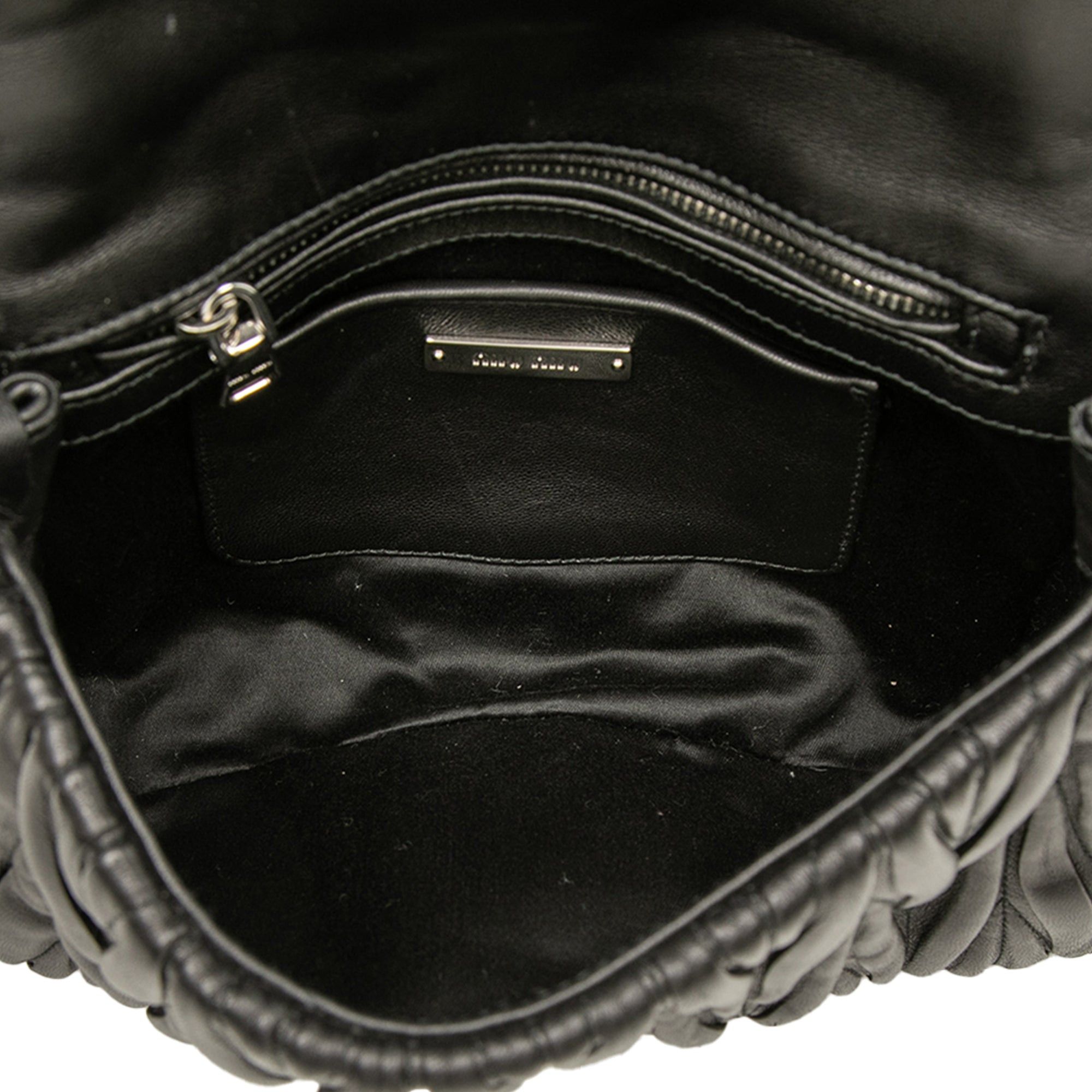 Miu Miu Matelasse Nappa Push Lock Flap Size ONE SIZE - 4 Thumbnail