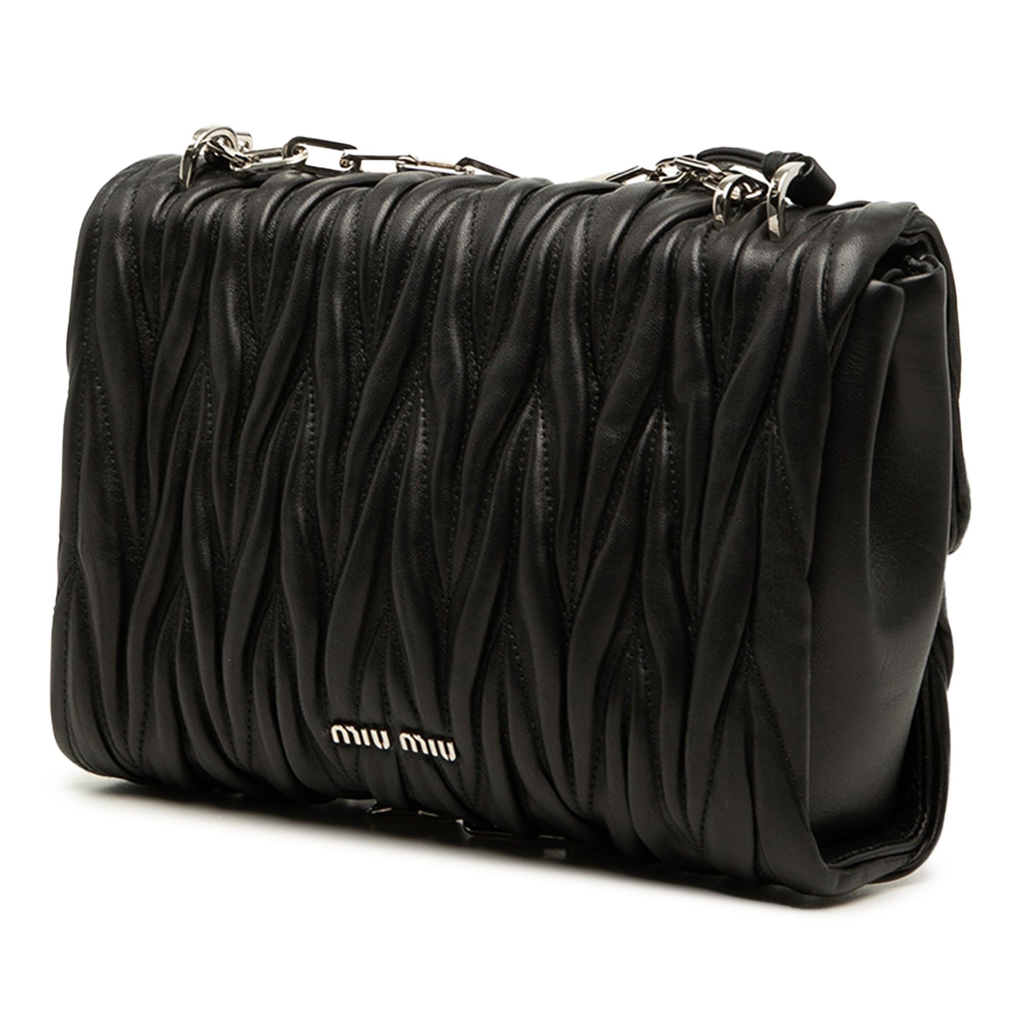 Miu Miu Matelasse Nappa Push Lock Flap Size ONE SIZE - 2 Thumbnail