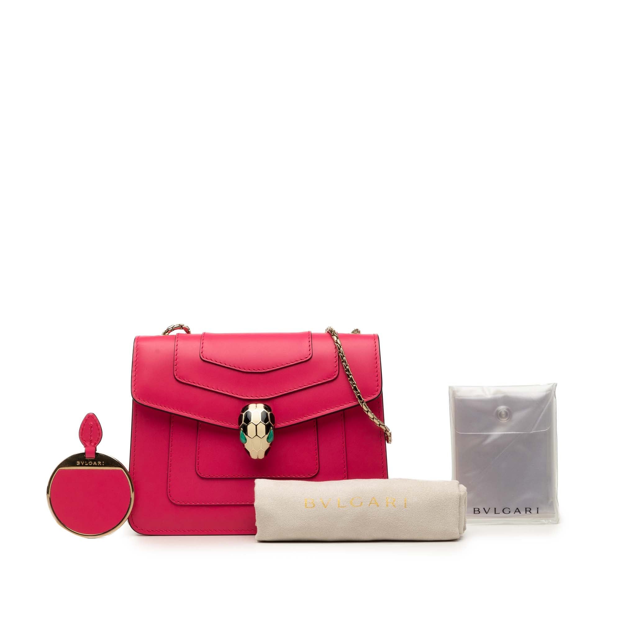 Bvlgari Leather Square Serpenti Forever Chain Crossbody Size ONE SIZE - 7 Thumbnail