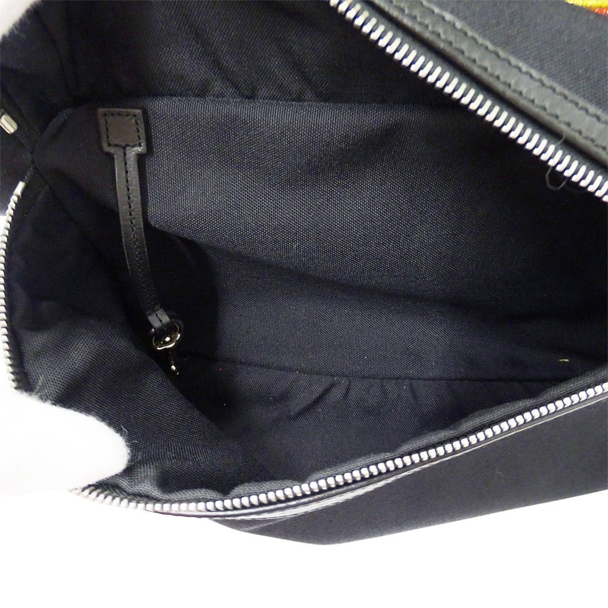 Saint Laurent Paris Saint Laurent handbag, women's and men's brand backpack, canvas, sequined, Classic City California Backpack, black, multicolor, 437087, shark design. Size ONE SIZE - 6 Thumbnail