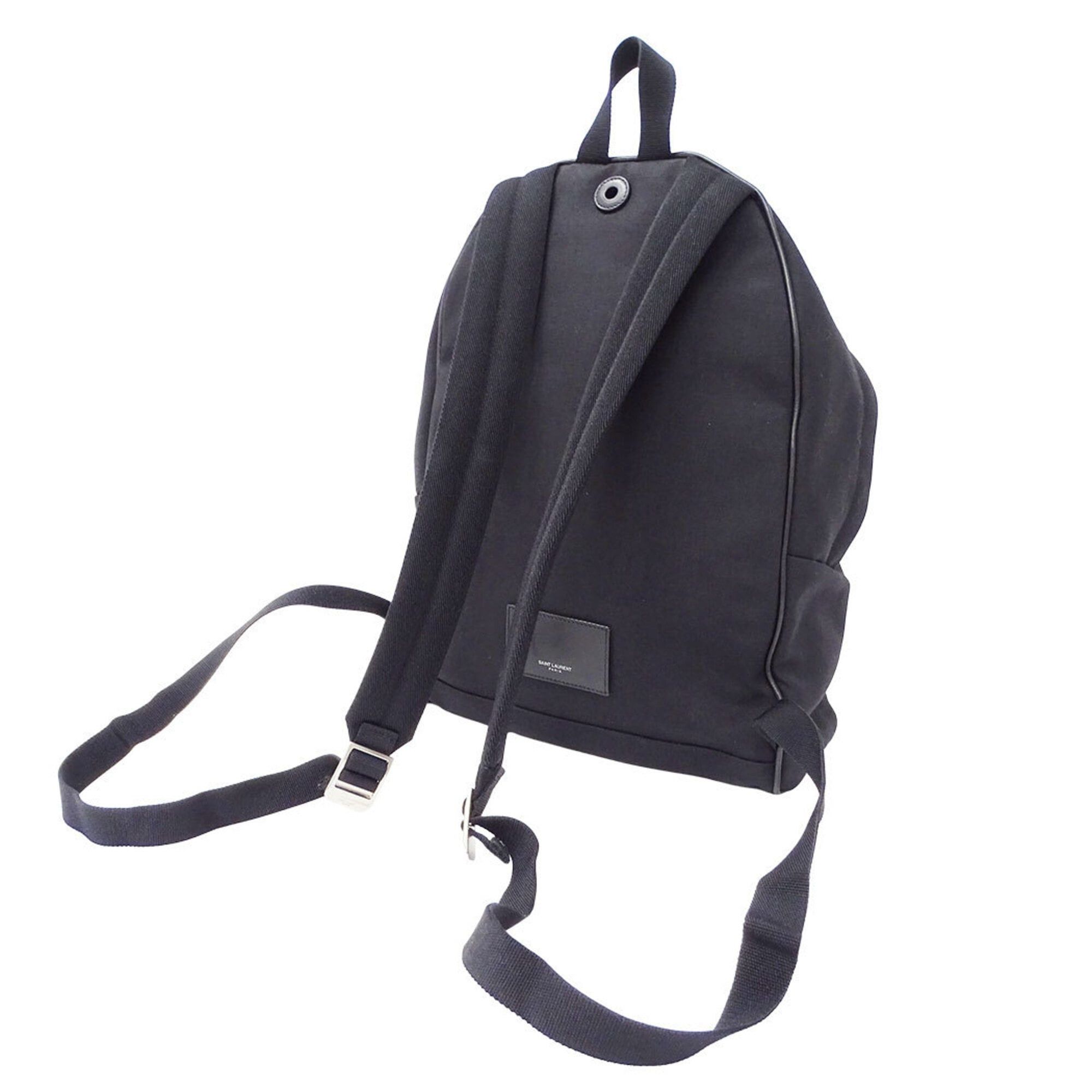 Saint Laurent Paris Saint Laurent handbag, women's and men's brand backpack, canvas, sequined, Classic City California Backpack, black, multicolor, 437087, shark design. Size ONE SIZE - 5 Thumbnail