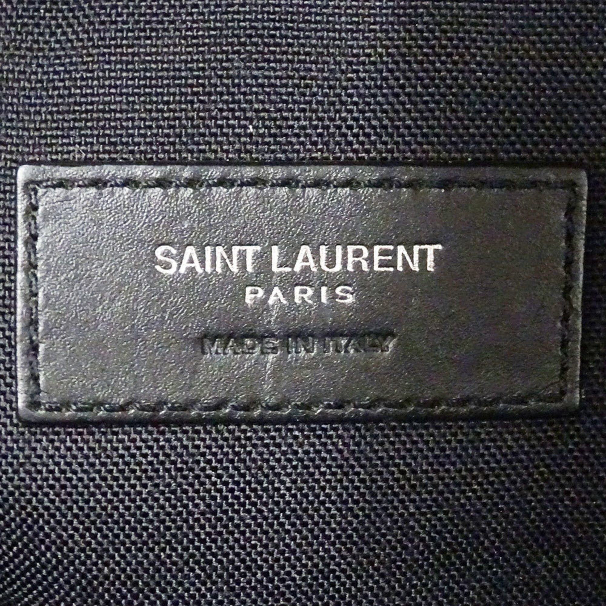 Saint Laurent Paris Saint Laurent handbag, women's and men's brand backpack, canvas, sequined, Classic City California Backpack, black, multicolor, 437087, shark design. Size ONE SIZE - 8 Thumbnail