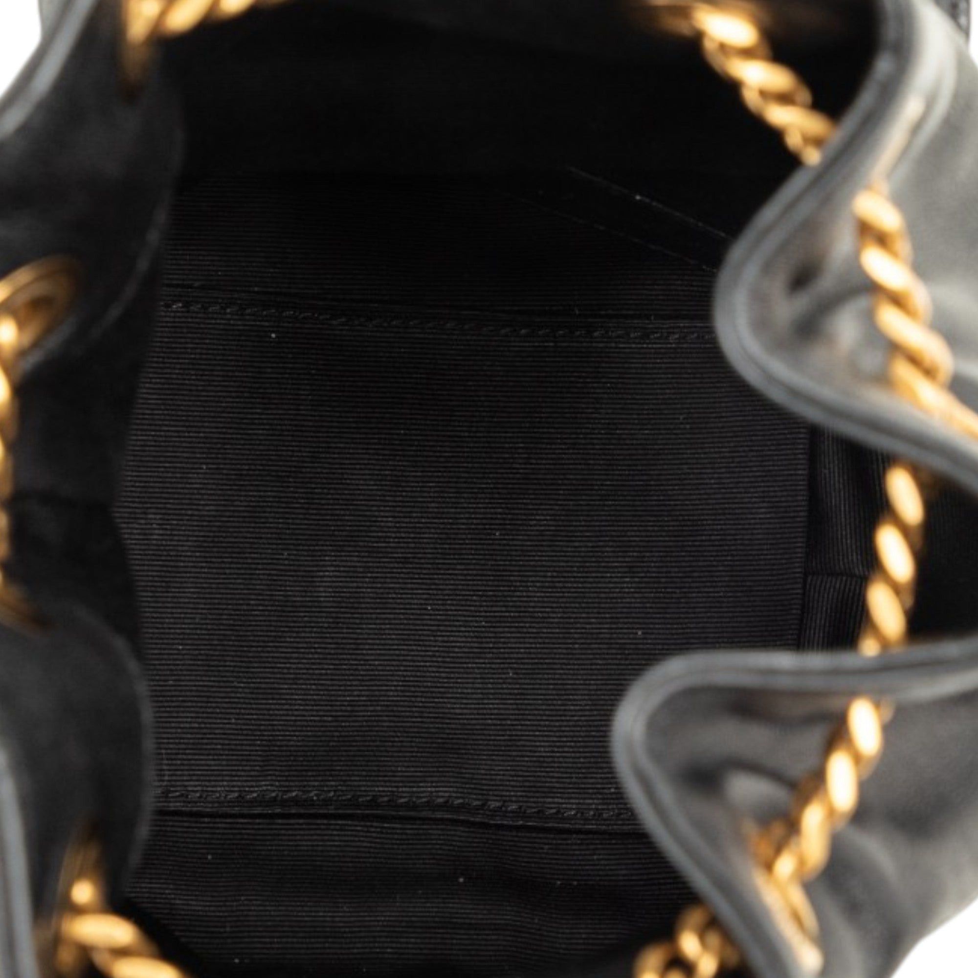 Saint Laurent Paris Chevron Lambskin Joe Bucket Bag Size ONE SIZE - 4 Thumbnail