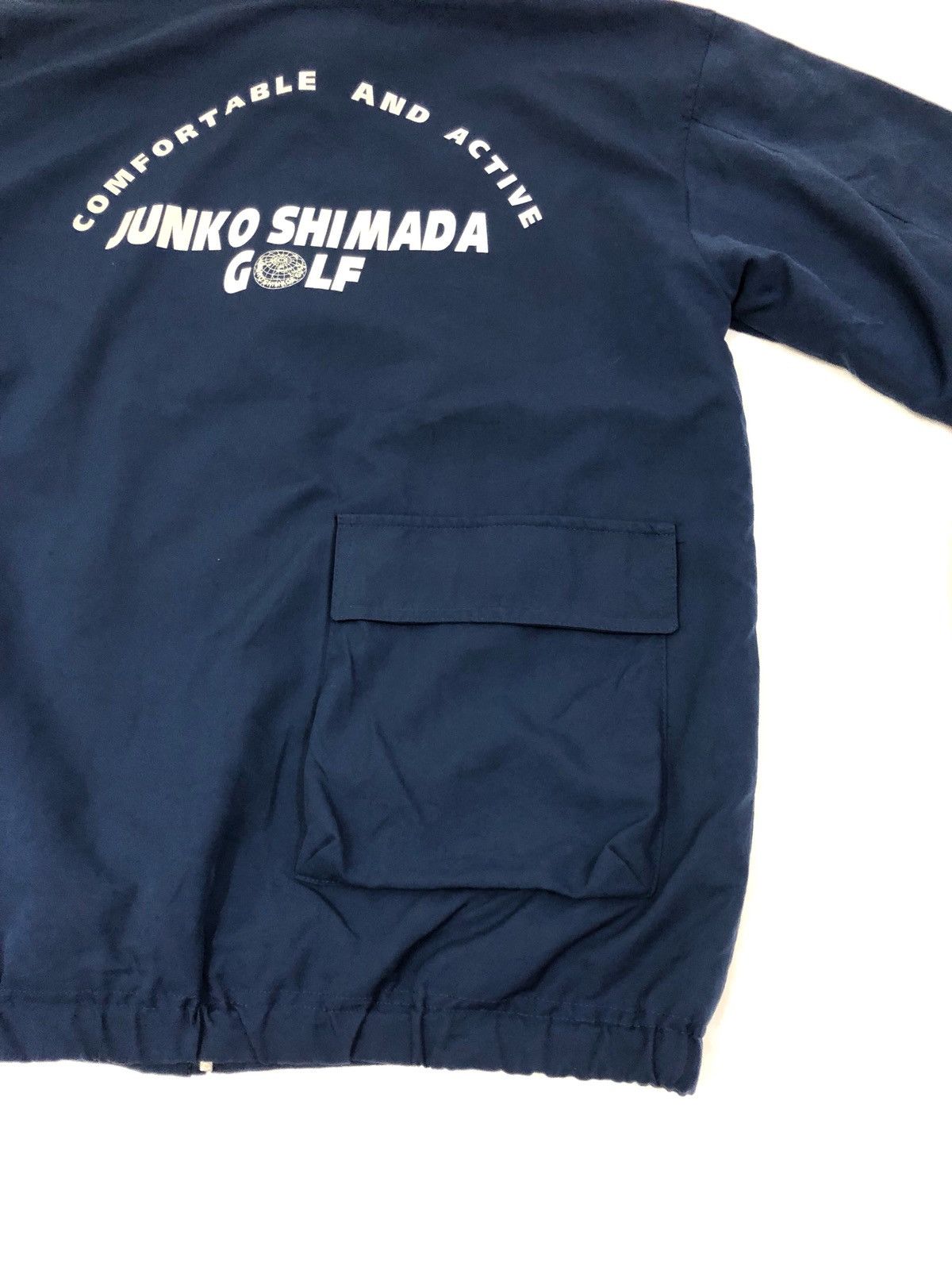 Junko Shimada Junko Shimada Golf Japan Navy Blue Zipper Light Jacket Size US M / EU 48-50 / 2 - 2 Thumbnail