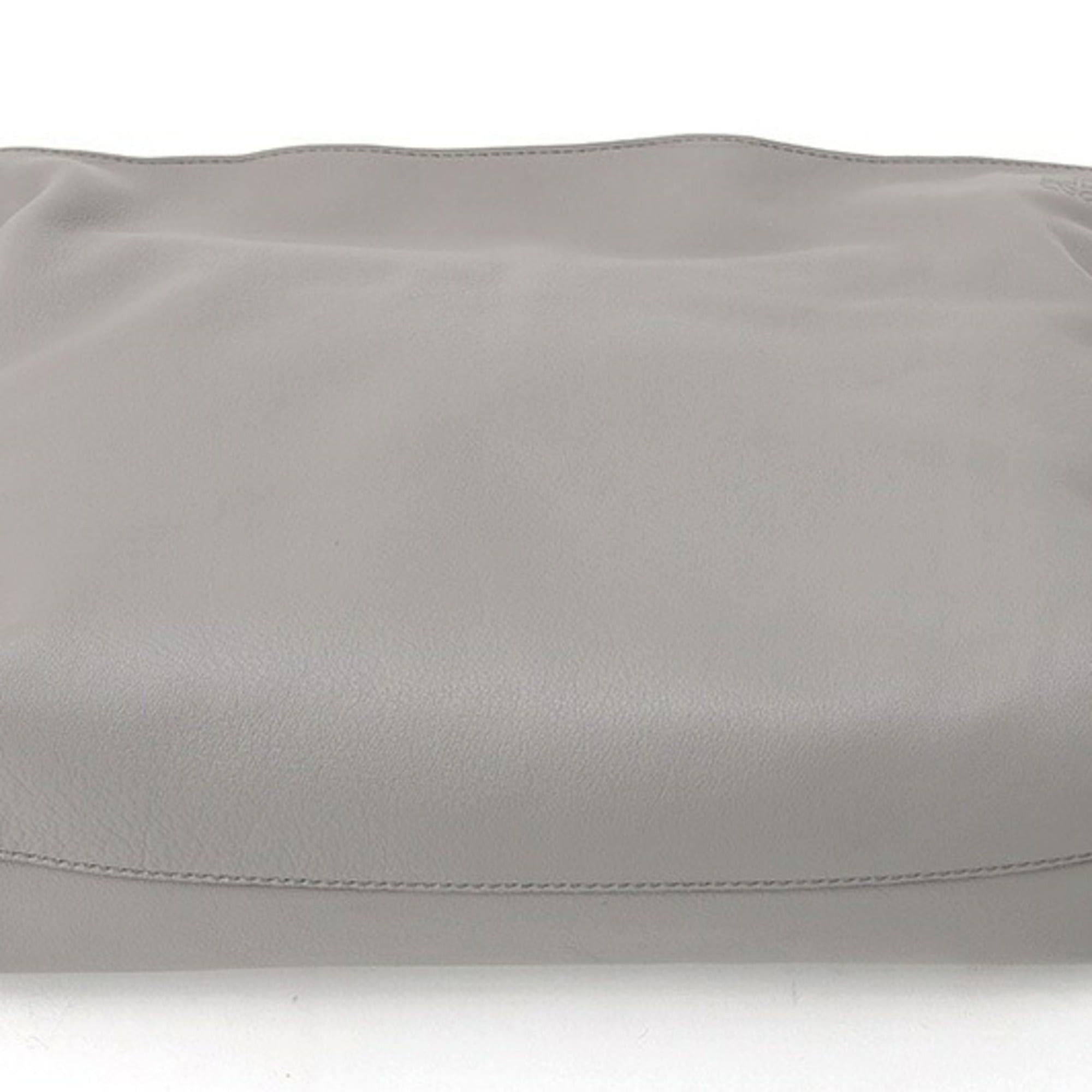 Loewe Loewe Flamenco Clutch Medium Shoulder Bag, Napa Calf Leather, Gray Size ONE SIZE - 4 Thumbnail