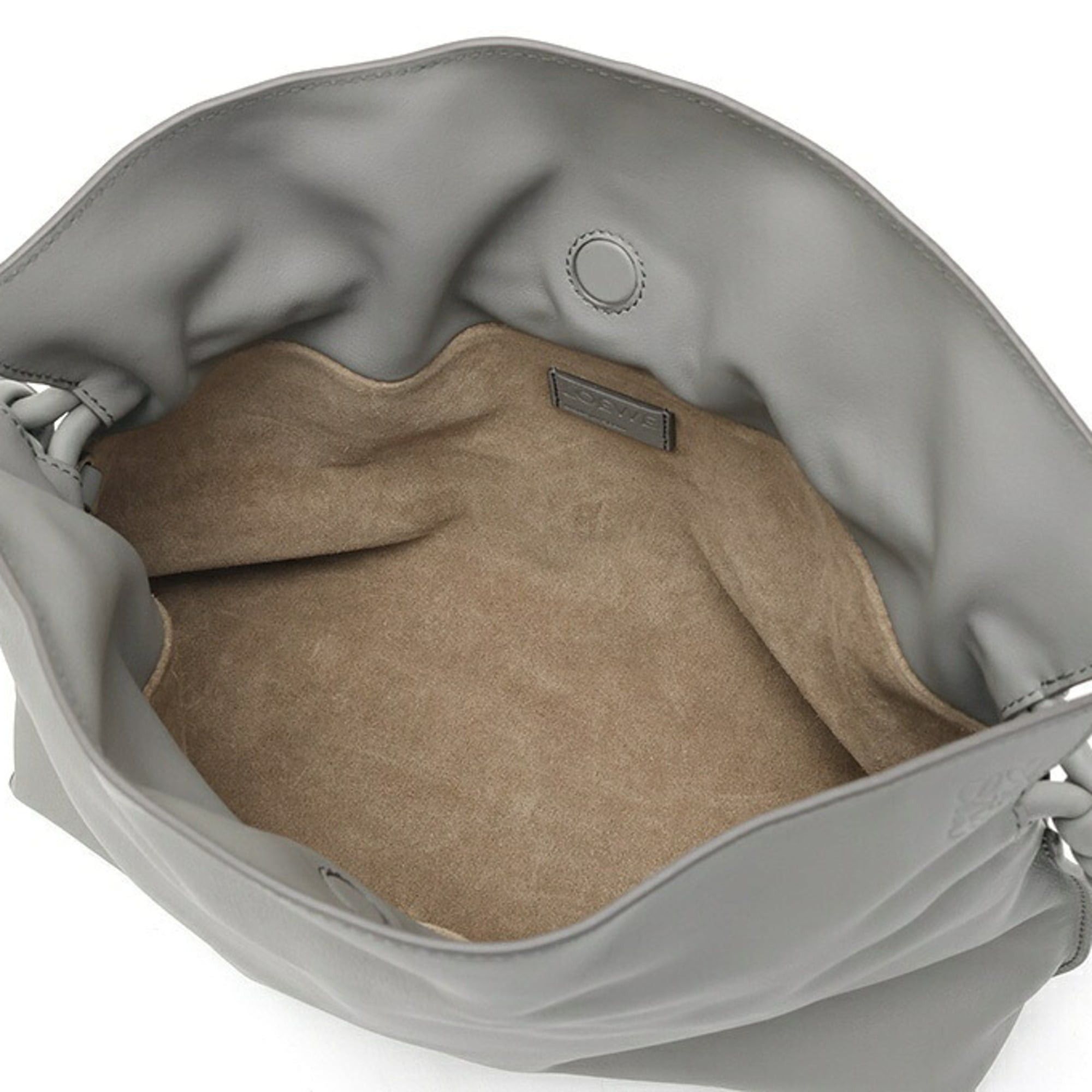 Loewe Loewe Flamenco Clutch Medium Shoulder Bag, Napa Calf Leather, Gray Size ONE SIZE - 5 Thumbnail