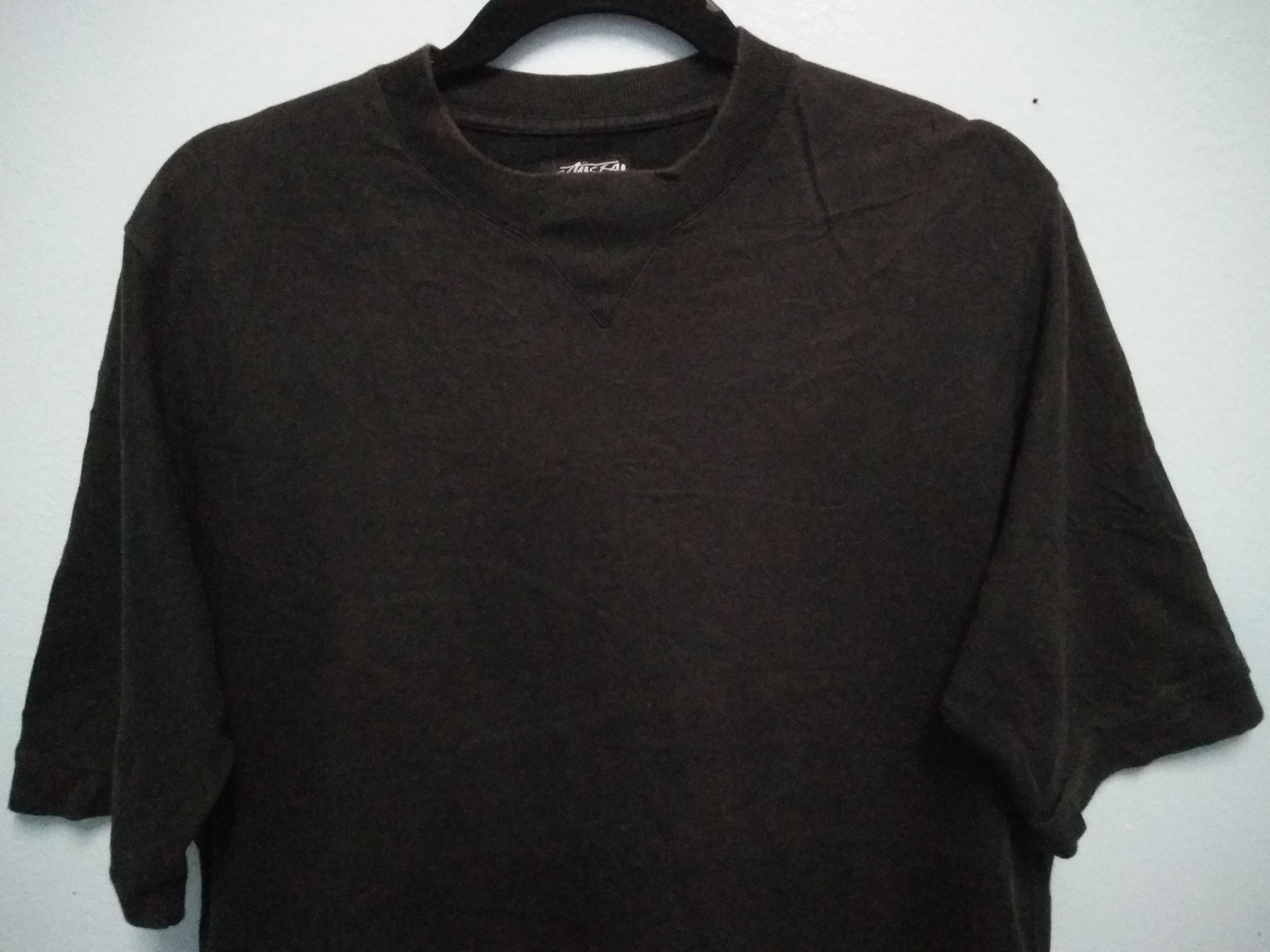 Stussy Rare Stussy Black Crew Neck Short Sleeve Sweatshirt Size US S / EU 44-46 / 1 - 2 Thumbnail