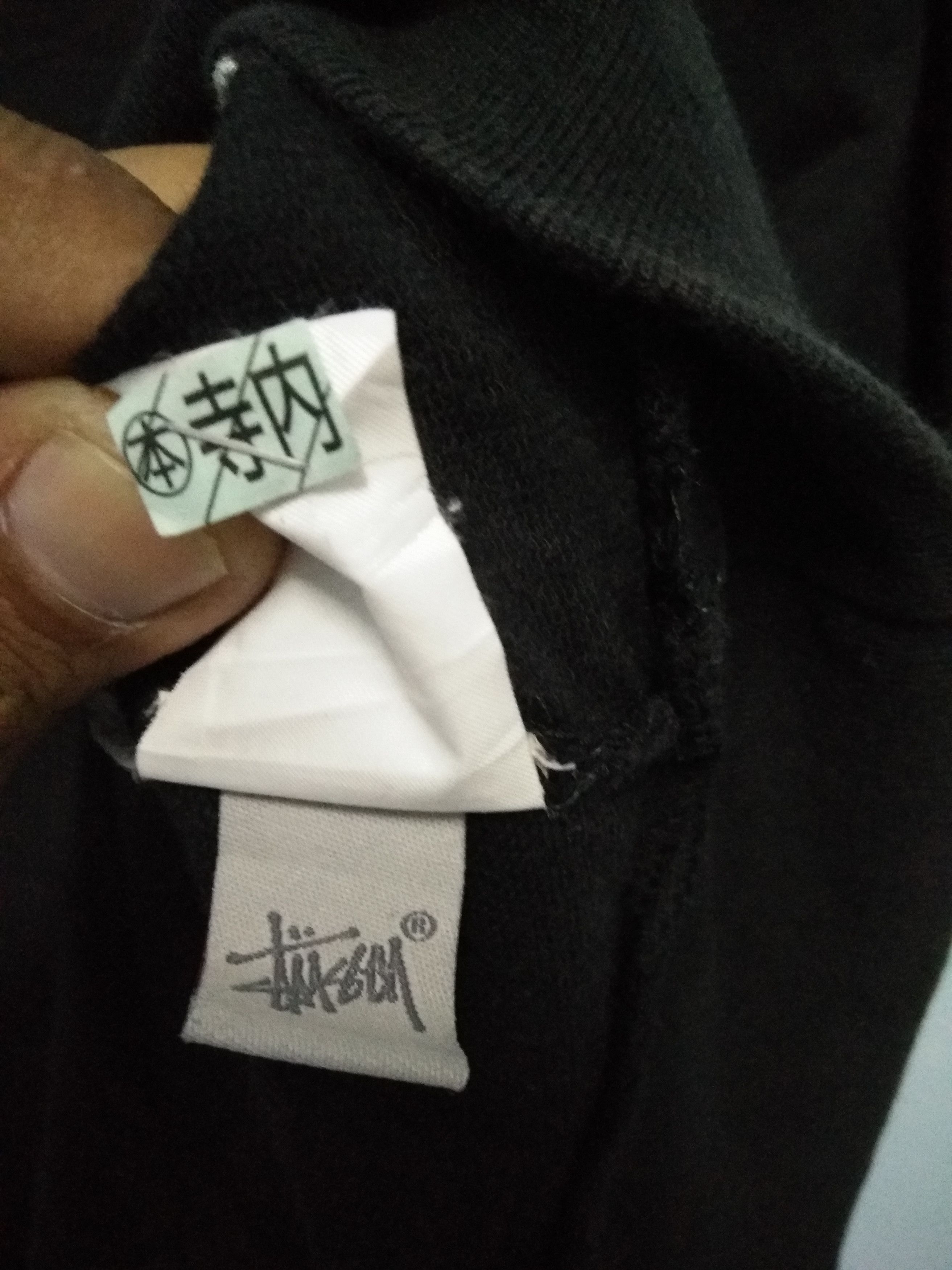 Stussy Rare Stussy Black Crew Neck Short Sleeve Sweatshirt Size US S / EU 44-46 / 1 - 7 Thumbnail
