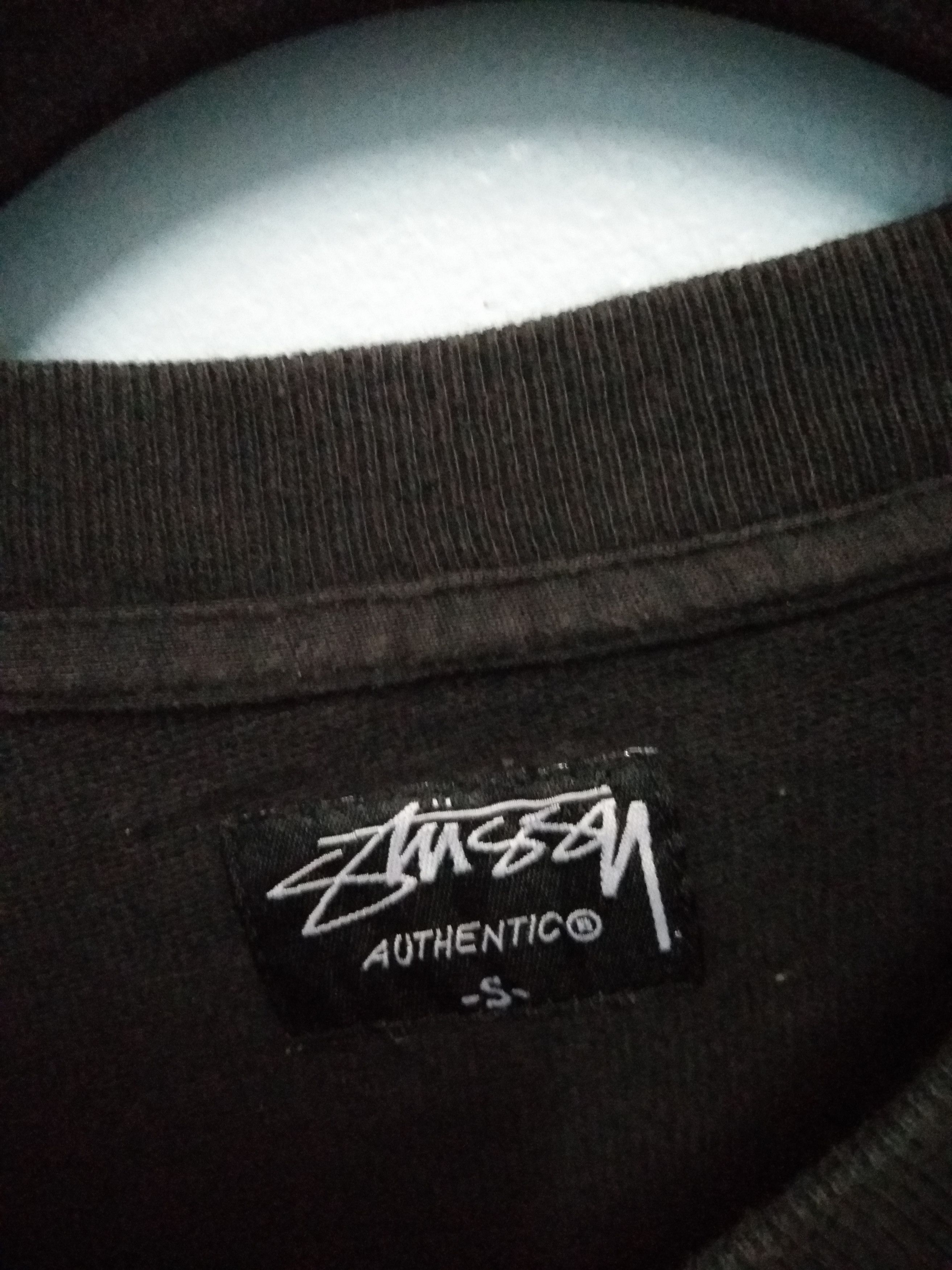 Stussy Rare Stussy Black Crew Neck Short Sleeve Sweatshirt Size US S / EU 44-46 / 1 - 5 Thumbnail