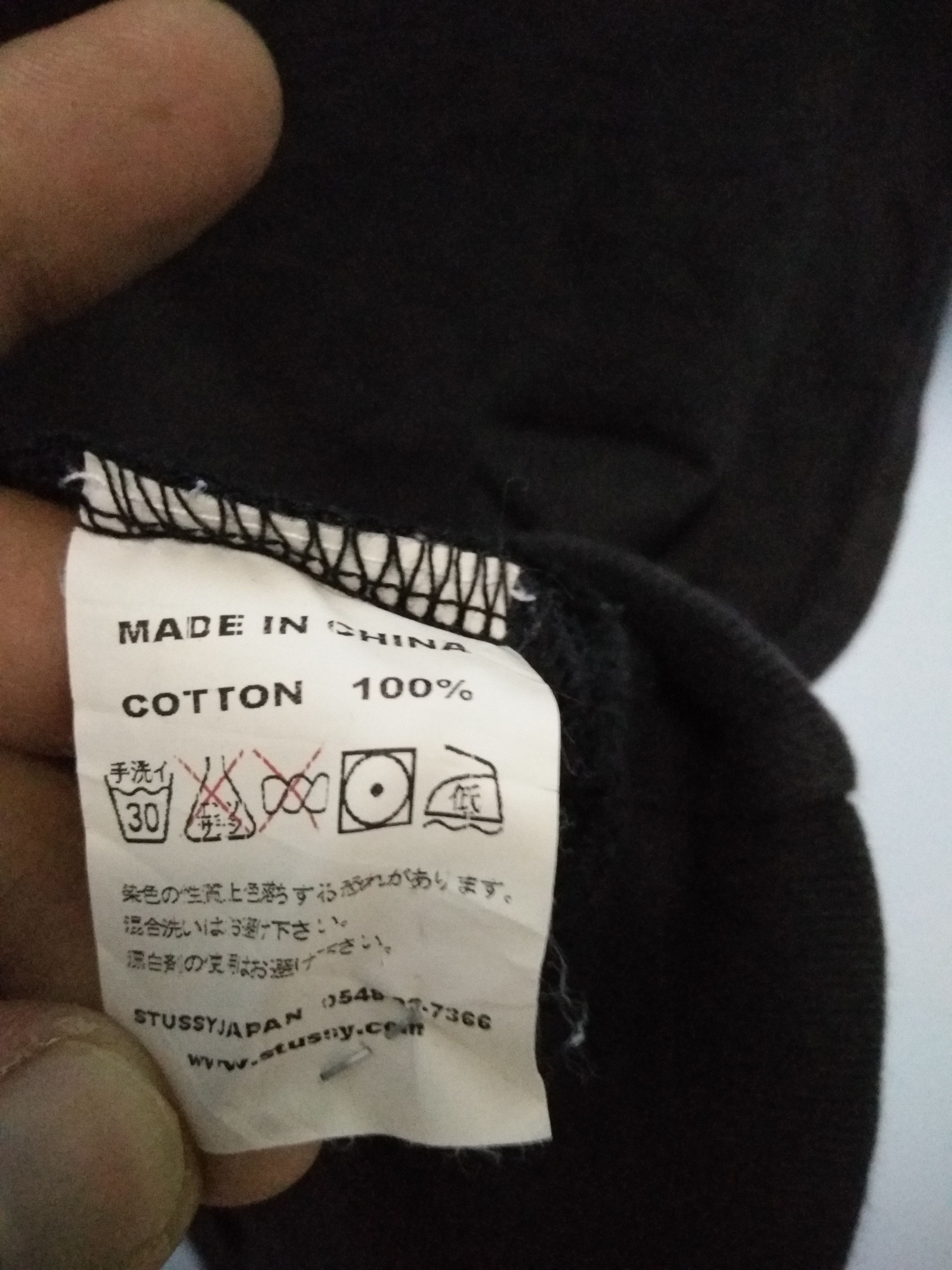 Stussy Rare Stussy Black Crew Neck Short Sleeve Sweatshirt Size US S / EU 44-46 / 1 - 8 Thumbnail
