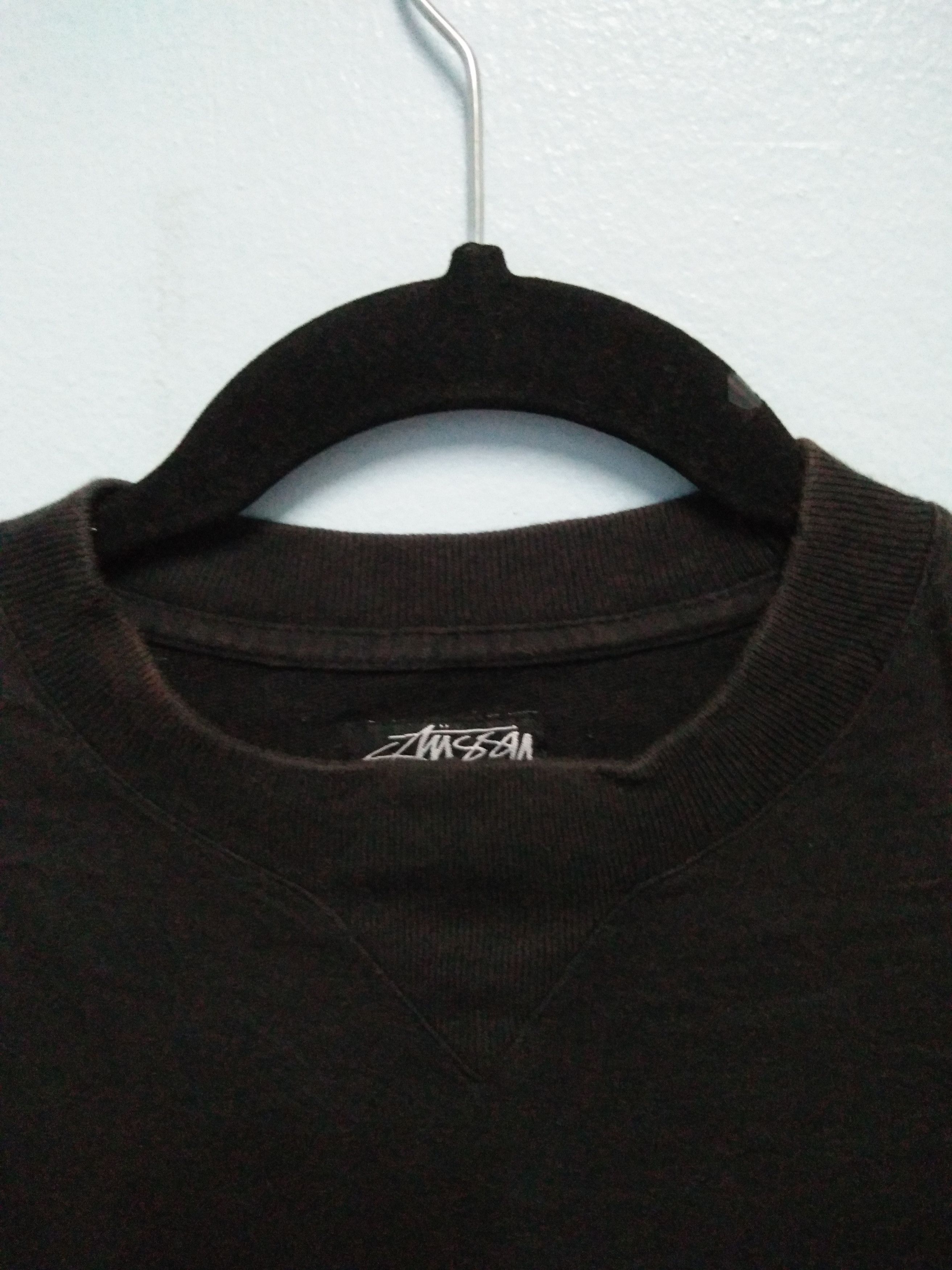 Stussy Rare Stussy Black Crew Neck Short Sleeve Sweatshirt Size US S / EU 44-46 / 1 - 3 Thumbnail