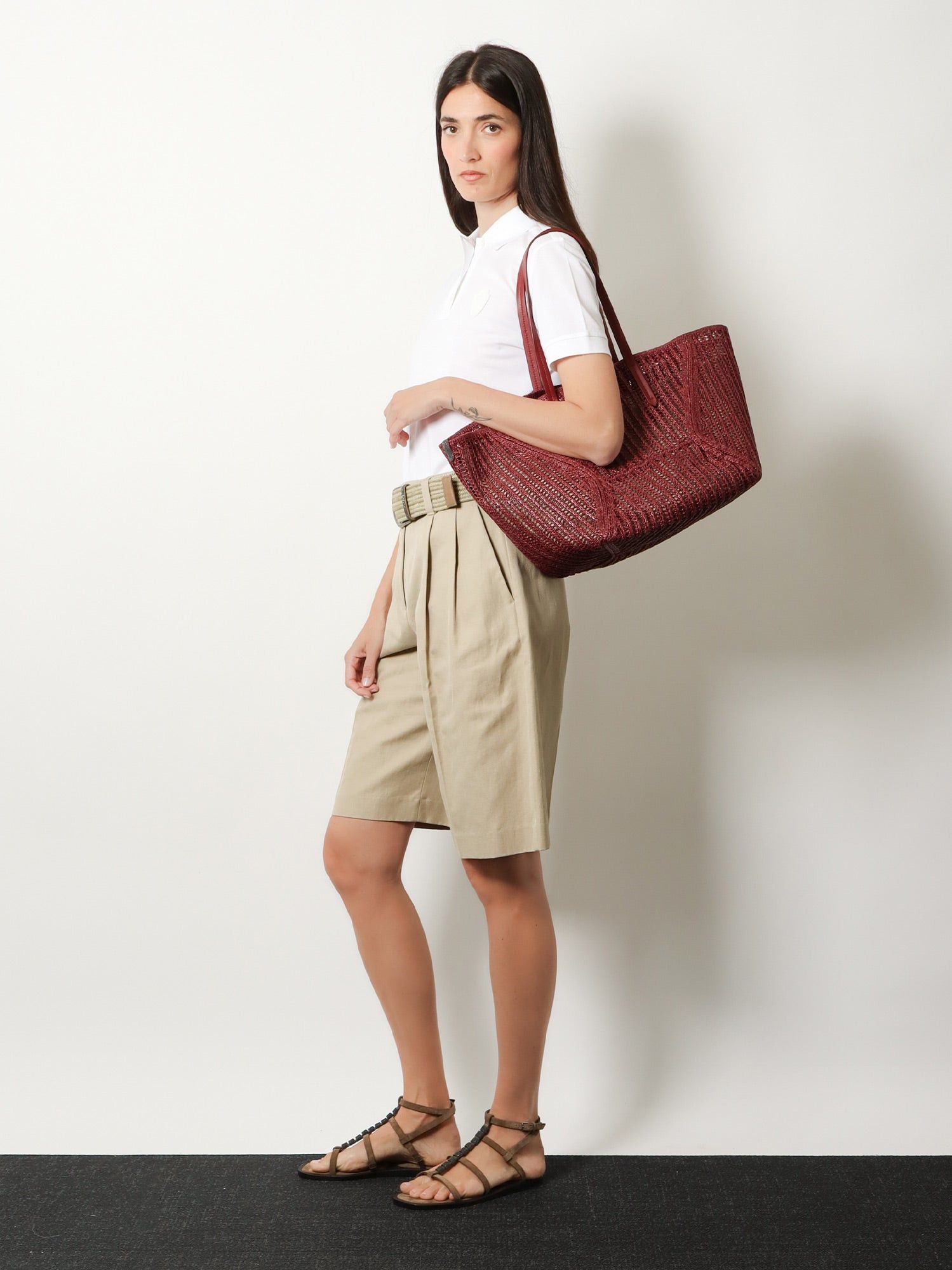 Brunello Cucinelli Bc Duo Raffia Shoulder Bag Size ONE SIZE - 5 Thumbnail