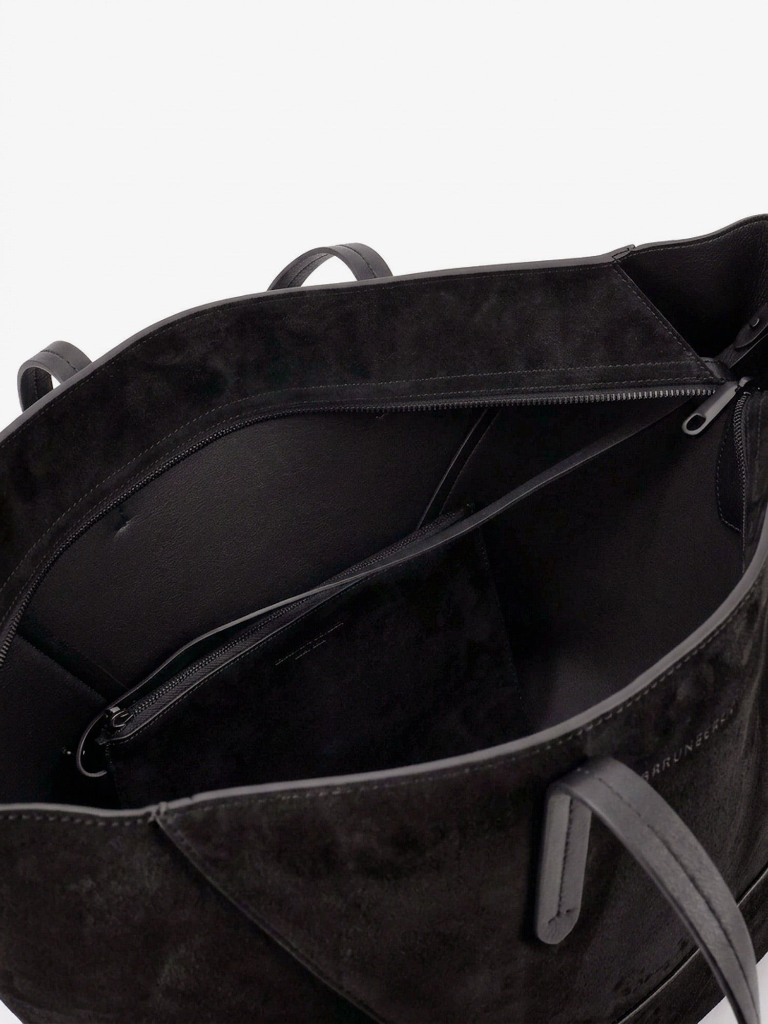 Brunello Cucinelli Bc Duo Suede Shoulder Bag With Engraved Logo Size ONE SIZE - 5 Thumbnail