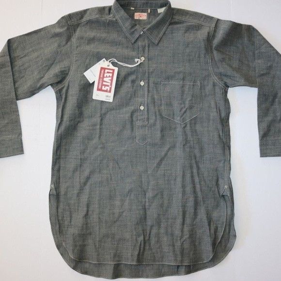 Levi s Vintage Clothing 1920 Sunset Chambray Shirt Grailed