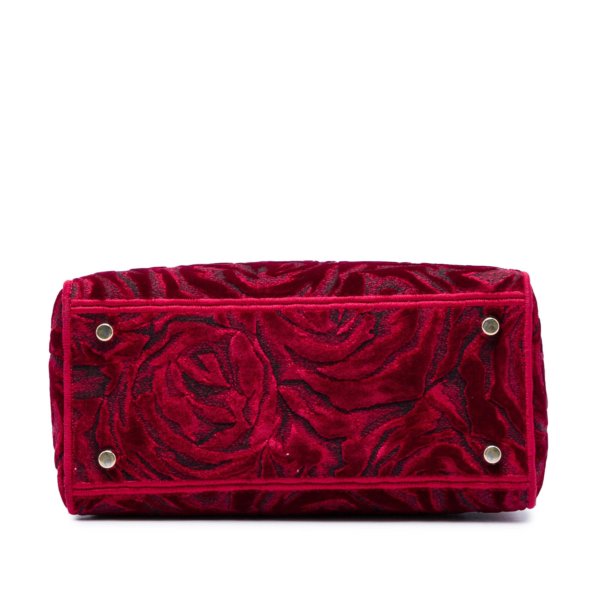 Dior Embroidered Velvet Roses Lady D Lite Size ONE SIZE - 3 Thumbnail
