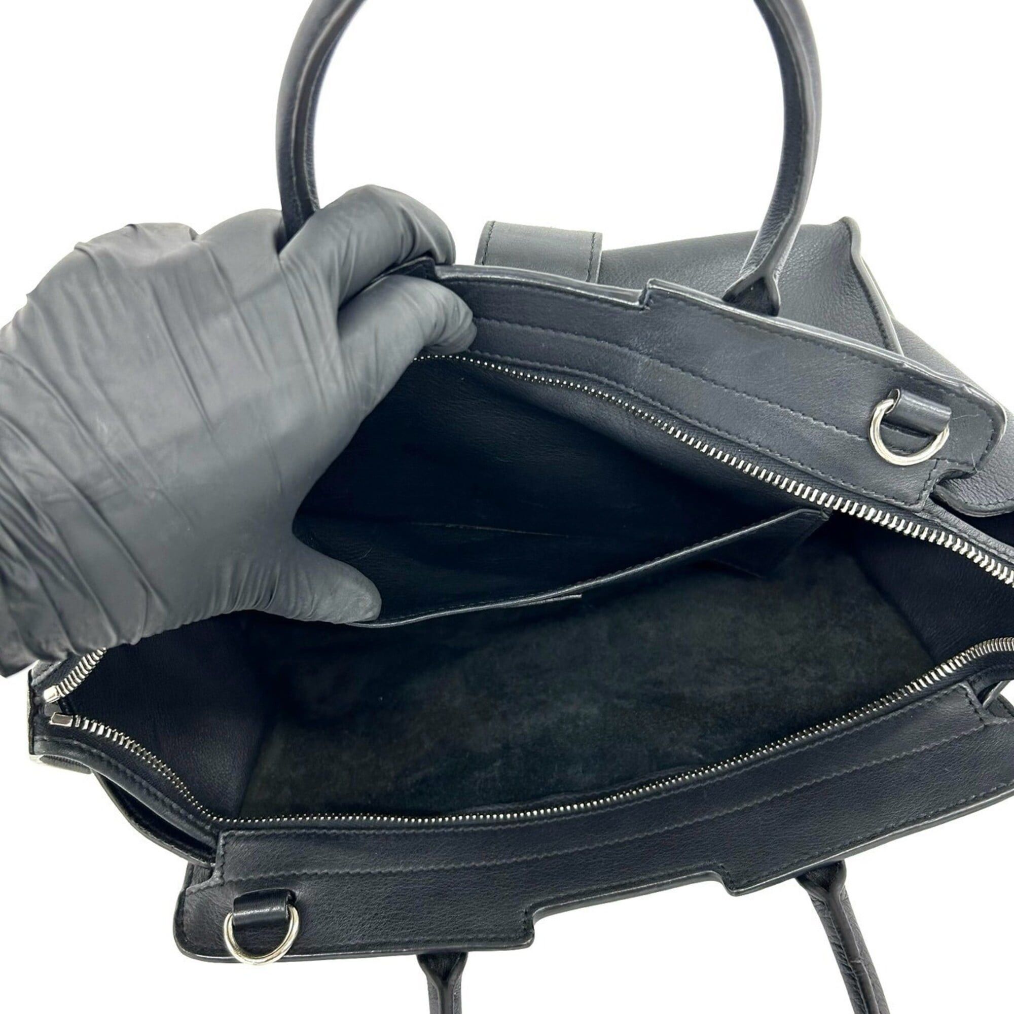 Saint Laurent Paris Yves Saint Laurent PARIS Baby Downtown Cabas Leather 2-way Handbag/Shoulder Bag 99-10 Size ONE SIZE - 10 Thumbnail