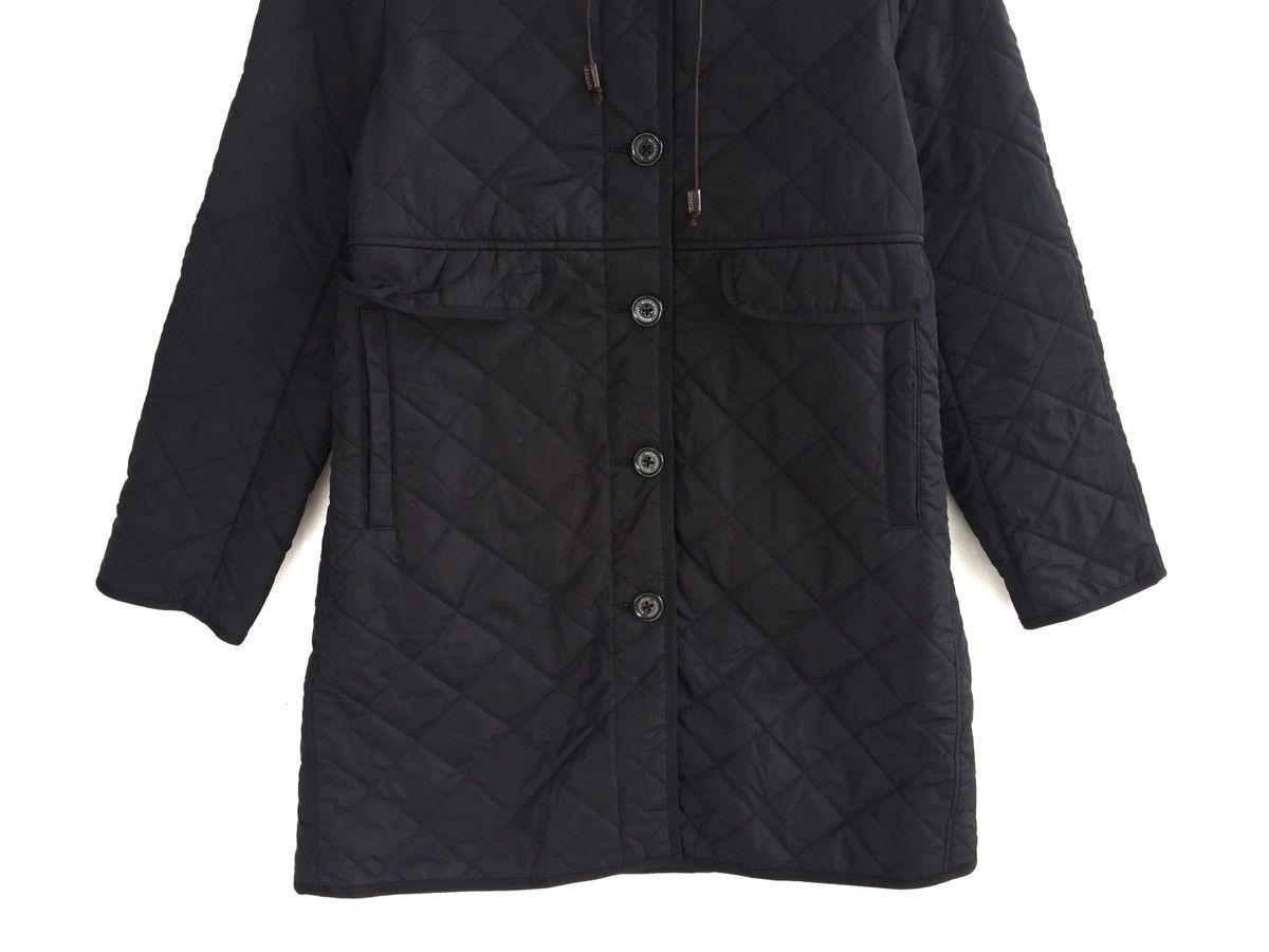 Mackintosh Philosophy Quilted Long Hoodie Jacket Raincoats