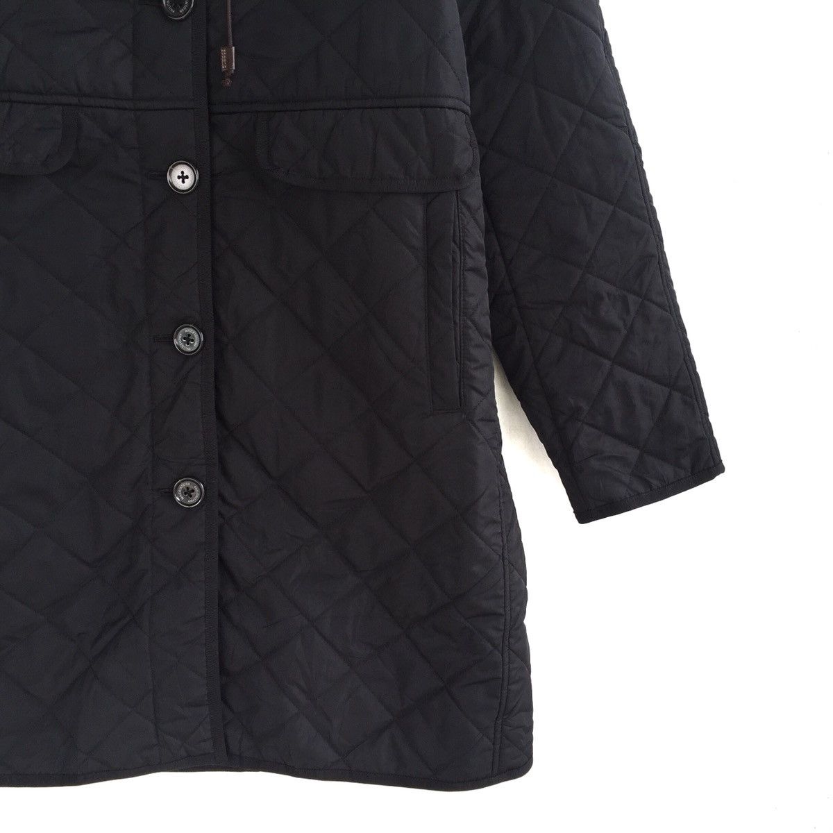 Mackintosh Philosophy Quilted Long Hoodie Jacket Raincoats