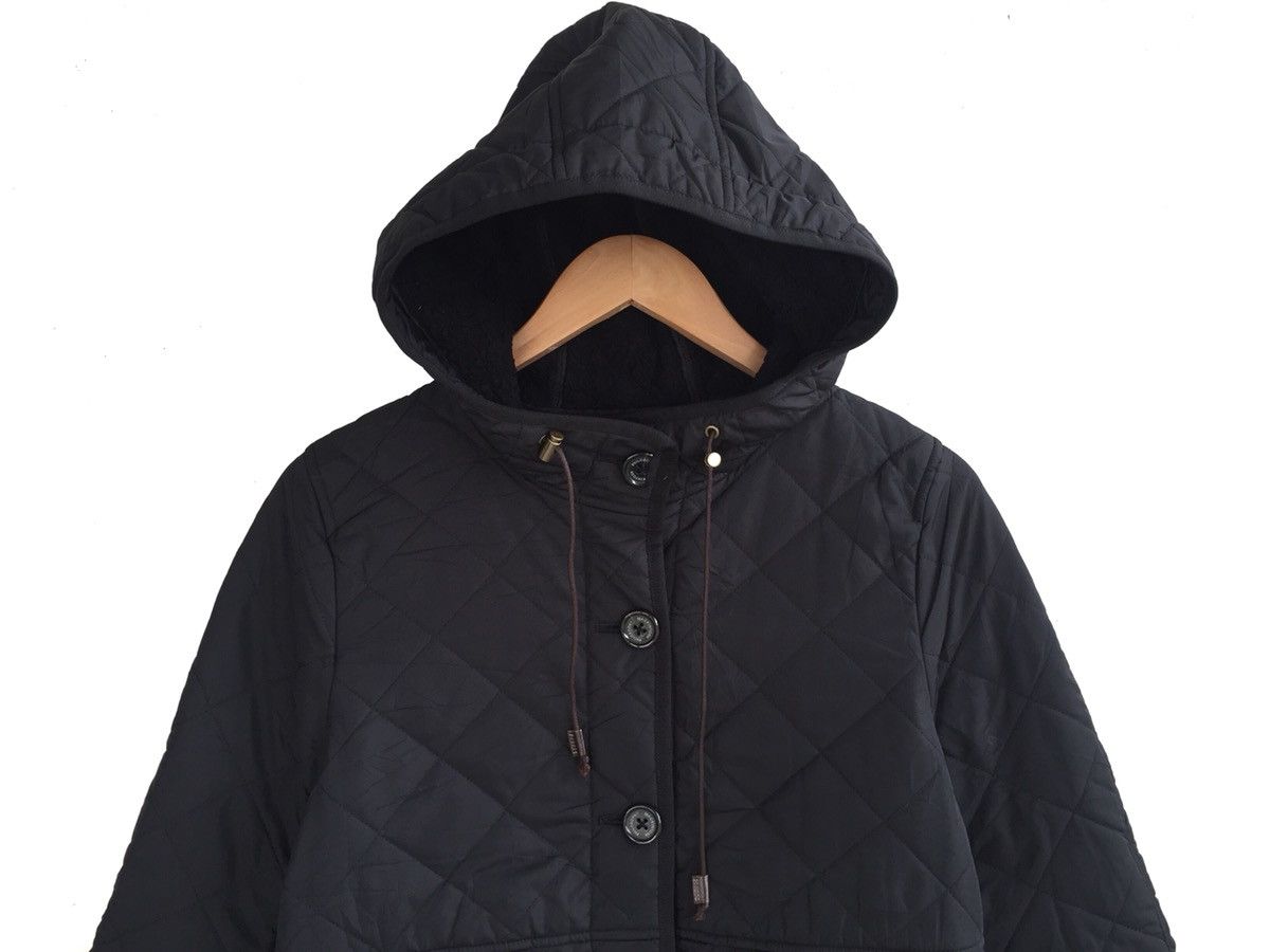 Mackintosh Philosophy Quilted Long Hoodie Jacket Raincoats